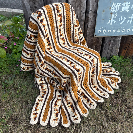 【 USA vintage】granny blanket