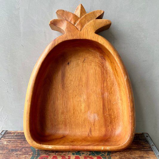 【USA vintage】Pineapple Wooden Tray