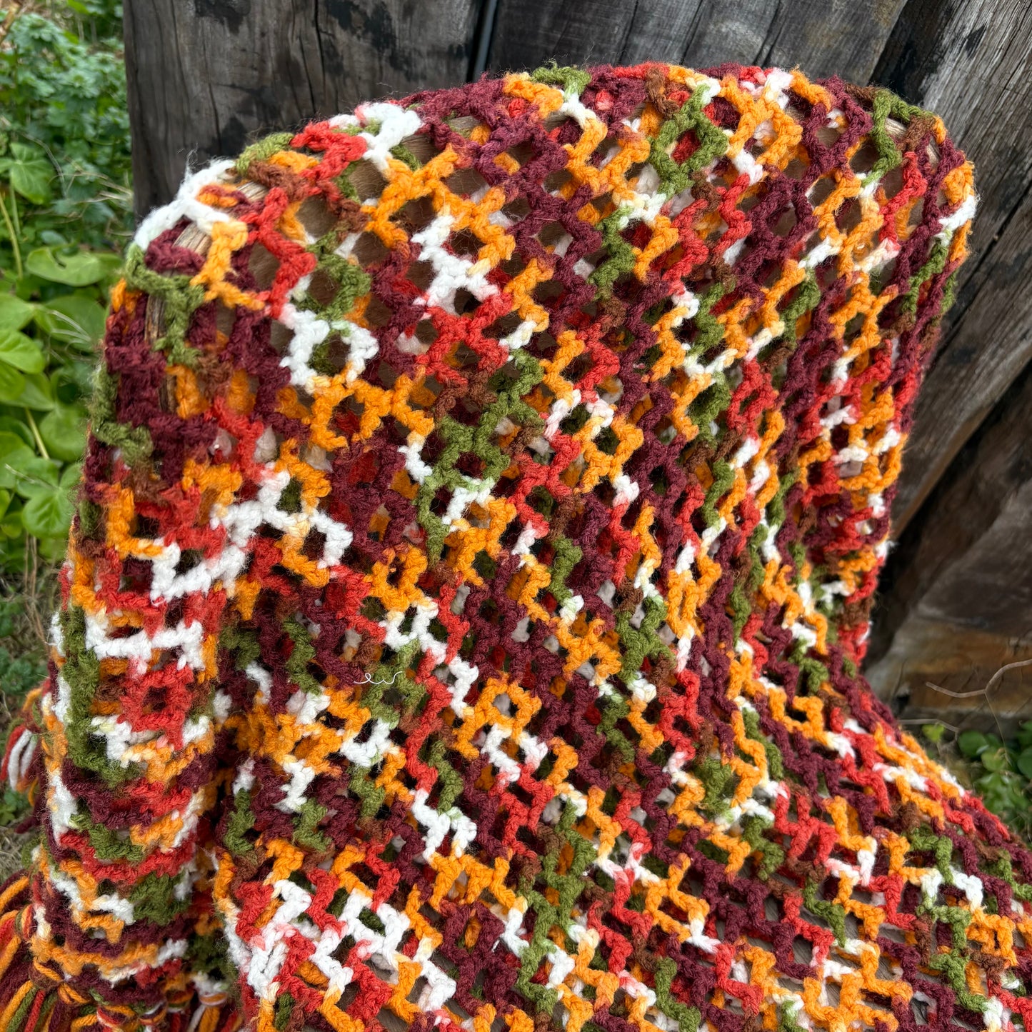 【USA vintage】granny blanket