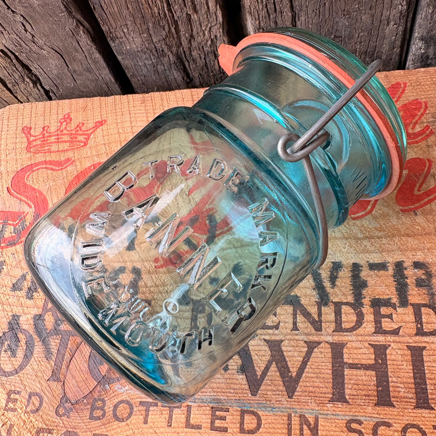 【USA vintage】BANNER WIDE MOUTH Fruit Jar