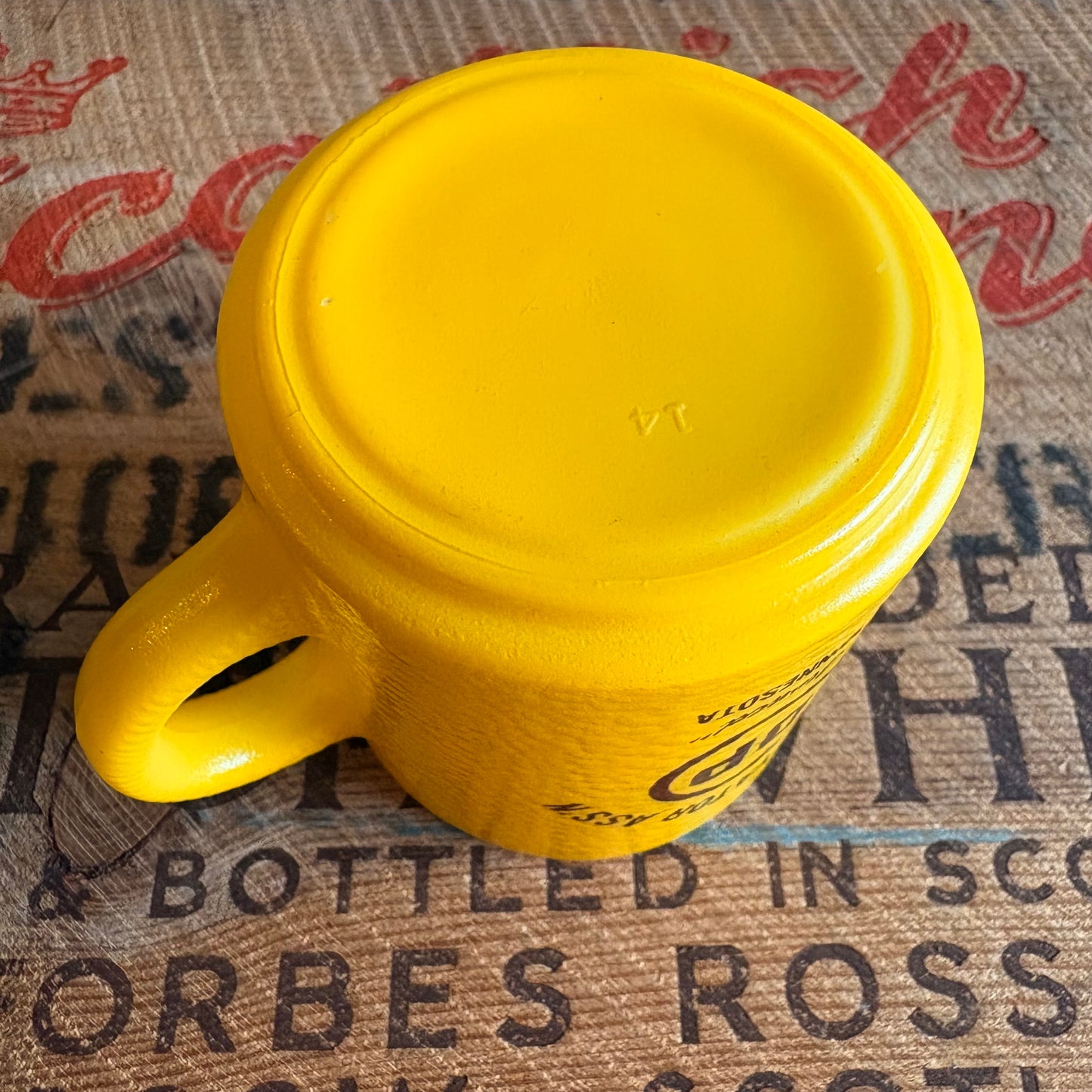 【1970s USA vintage】Hazel-Atlas CO-OP advertising mug