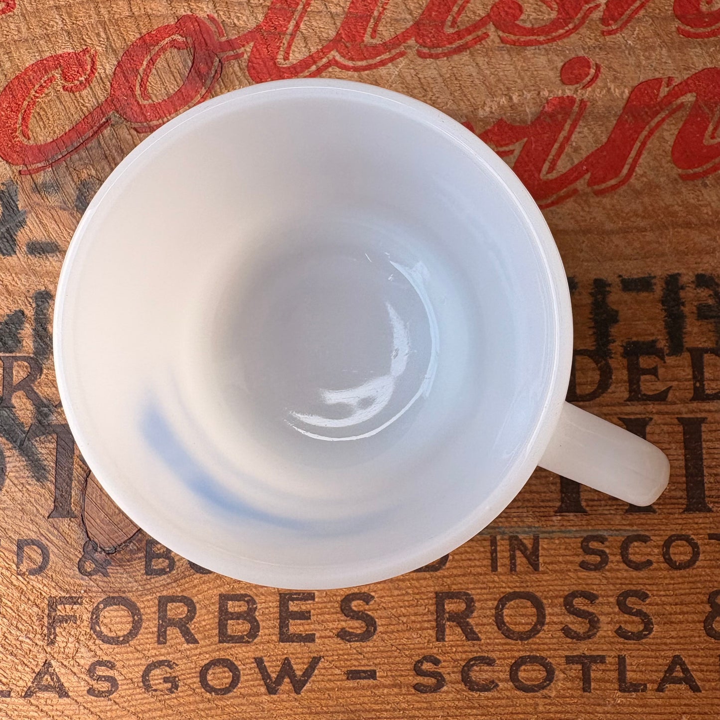 【1970s USA vintage】FEDERAL Glass MugFarmers & Merchants State Bank