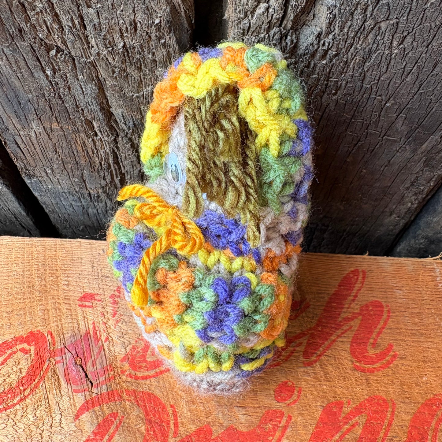 【USA vintage】handmade knitted plush toy