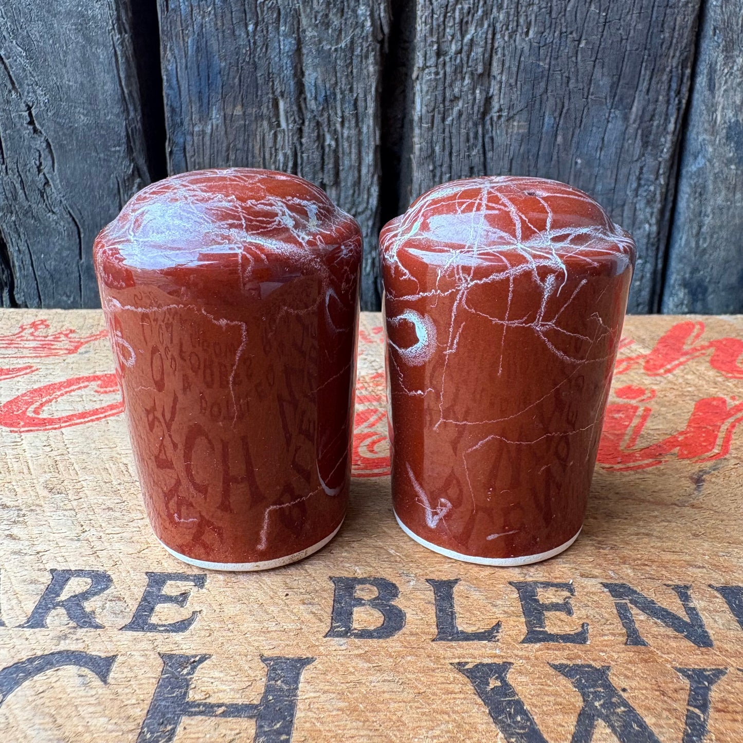 【USA vintage】salt & pepper set