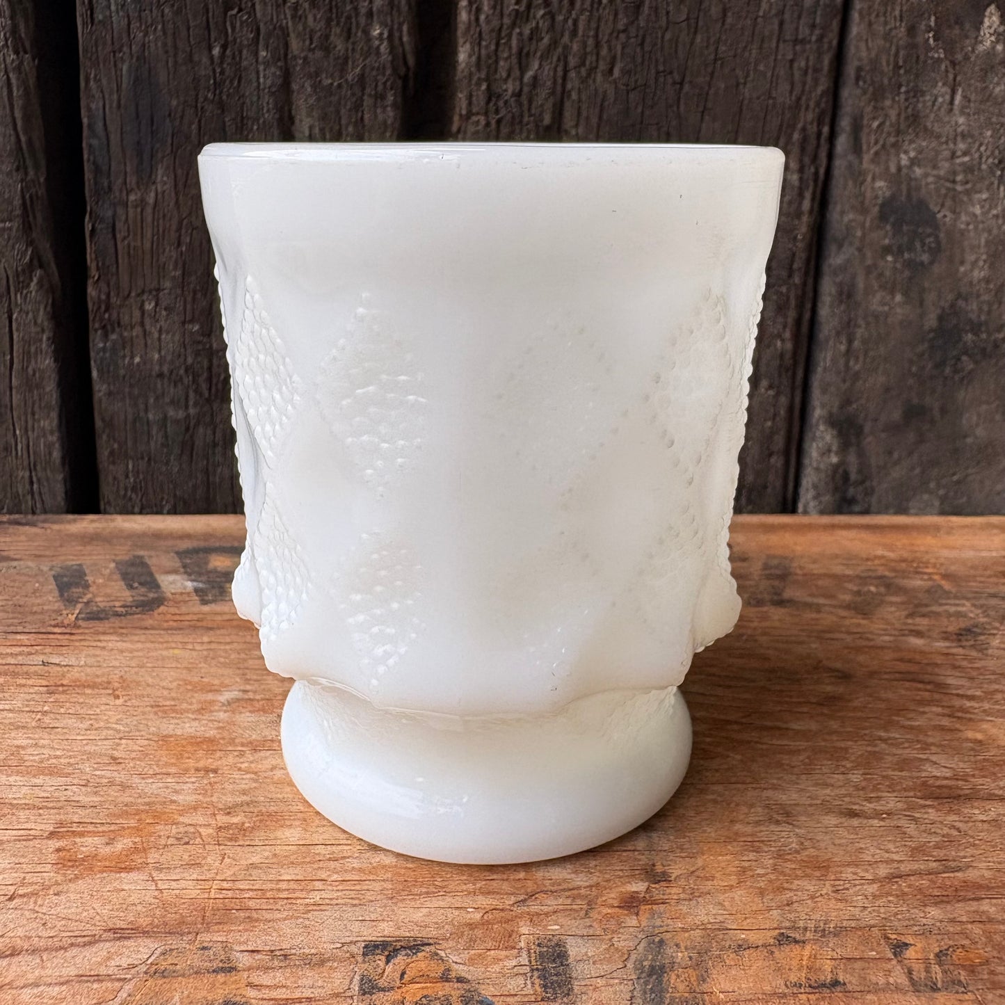 【1960s-1976 USA vintage】Fire-King Kimberley mug White