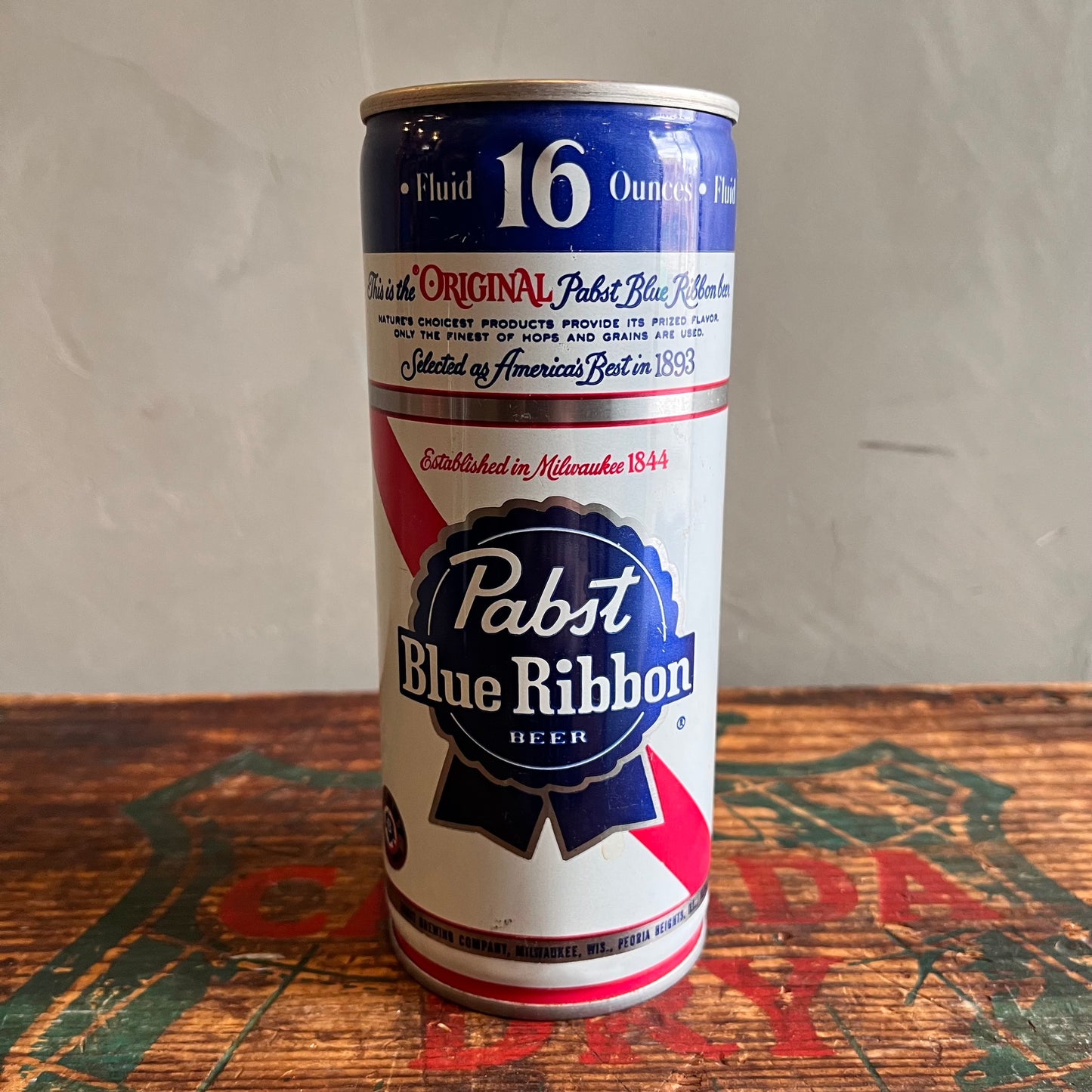 【USA vintage】Pabst Blue Ribbon Beer Can