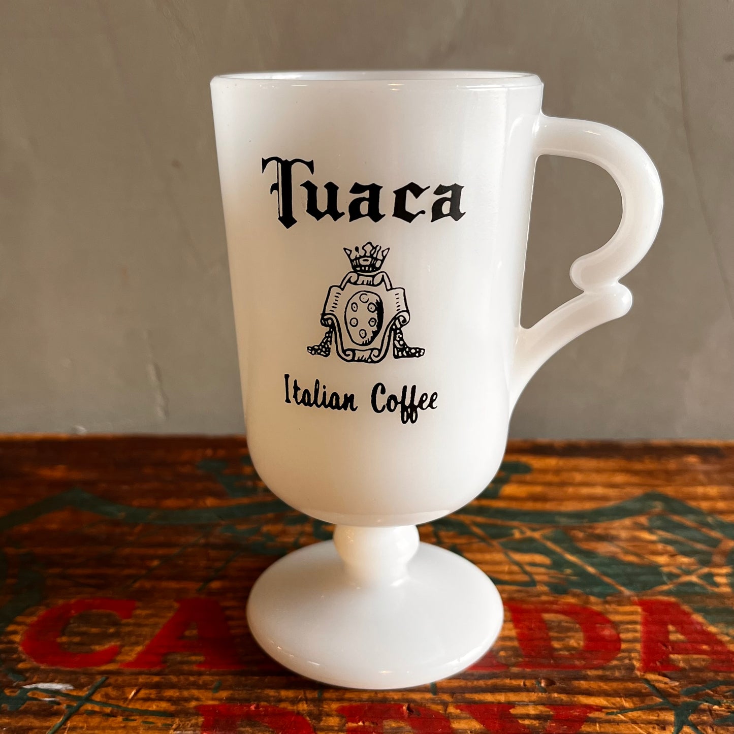 【60s vintage】Tuaca Italian Coffee フッテッドマグ