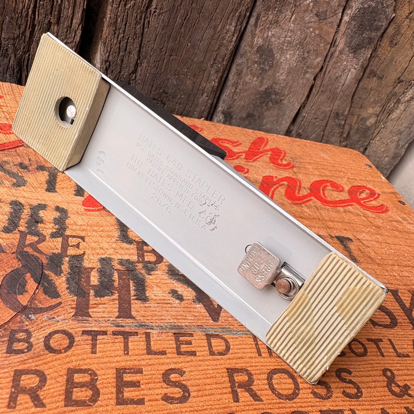 【USA vintage】BATES 640 Stapler Office Tool