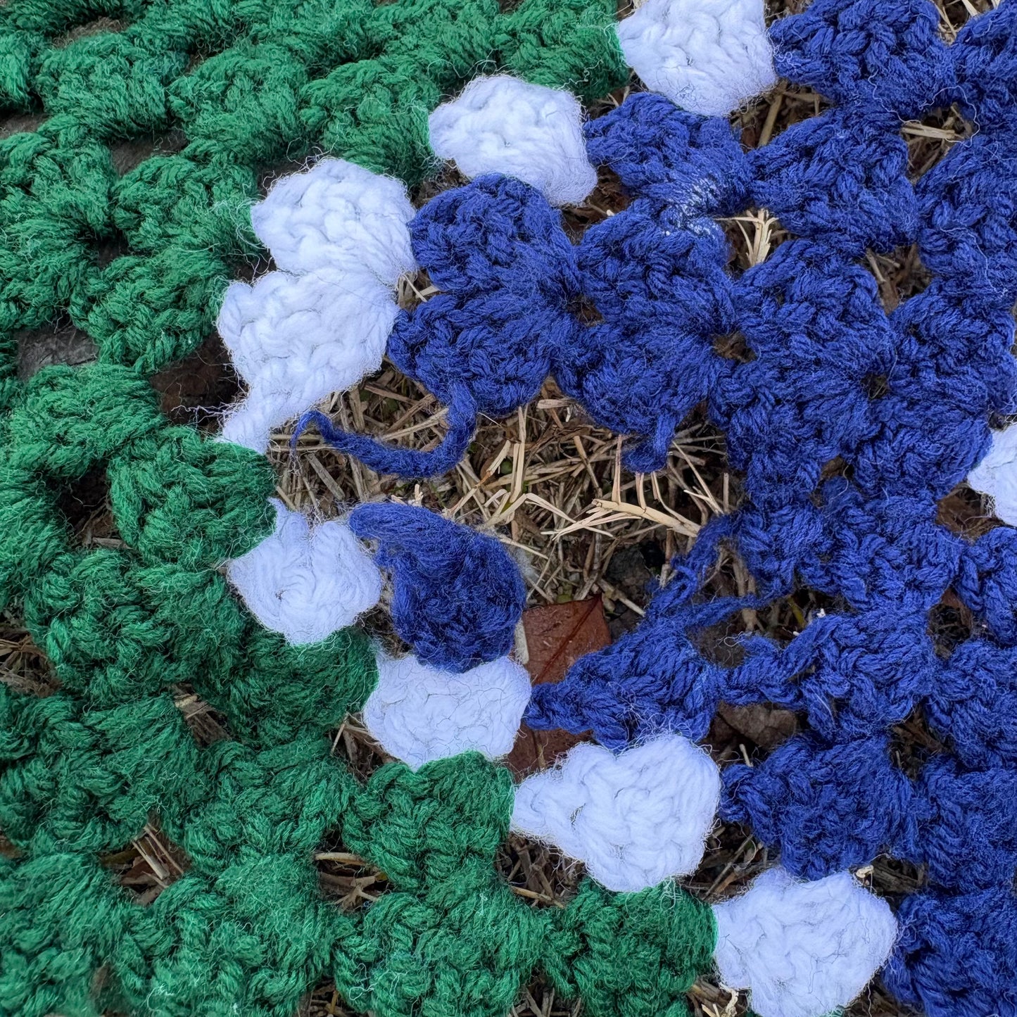 【USA vintage】Granny Square Blanket