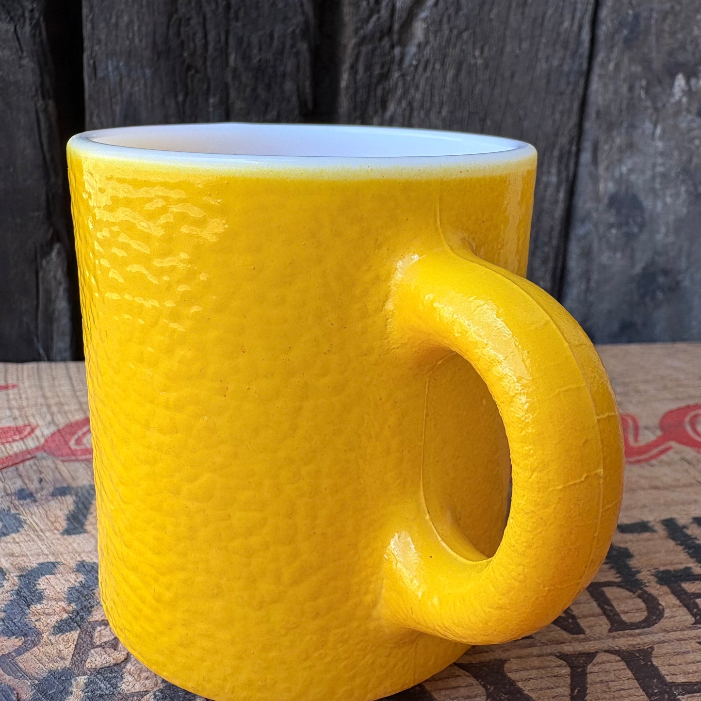 【USA vintage】Hazel Atlas Orange Peel Mug