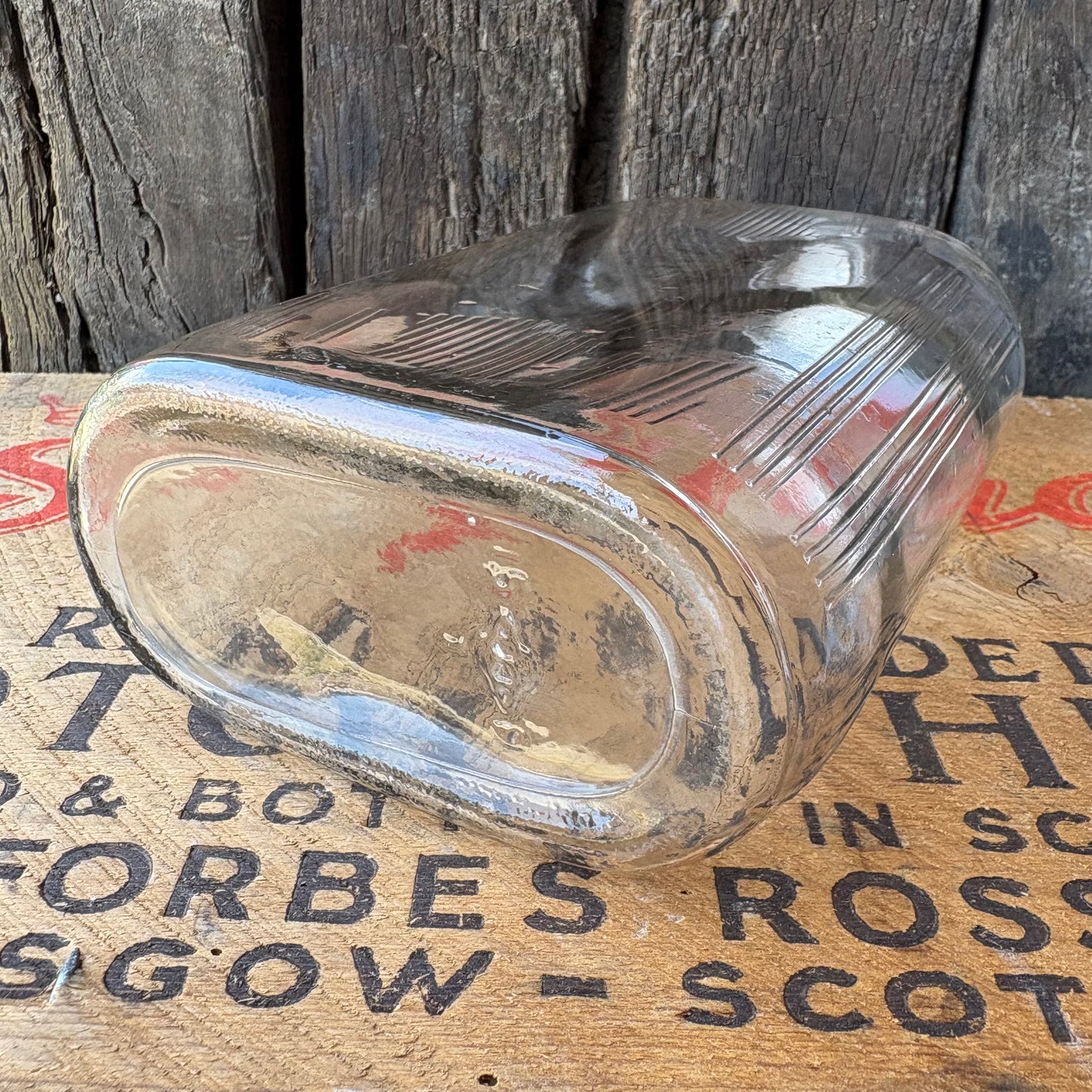 【1920s-1940s USA vintage】Owens-Illinois Duraglas Glass Bottle