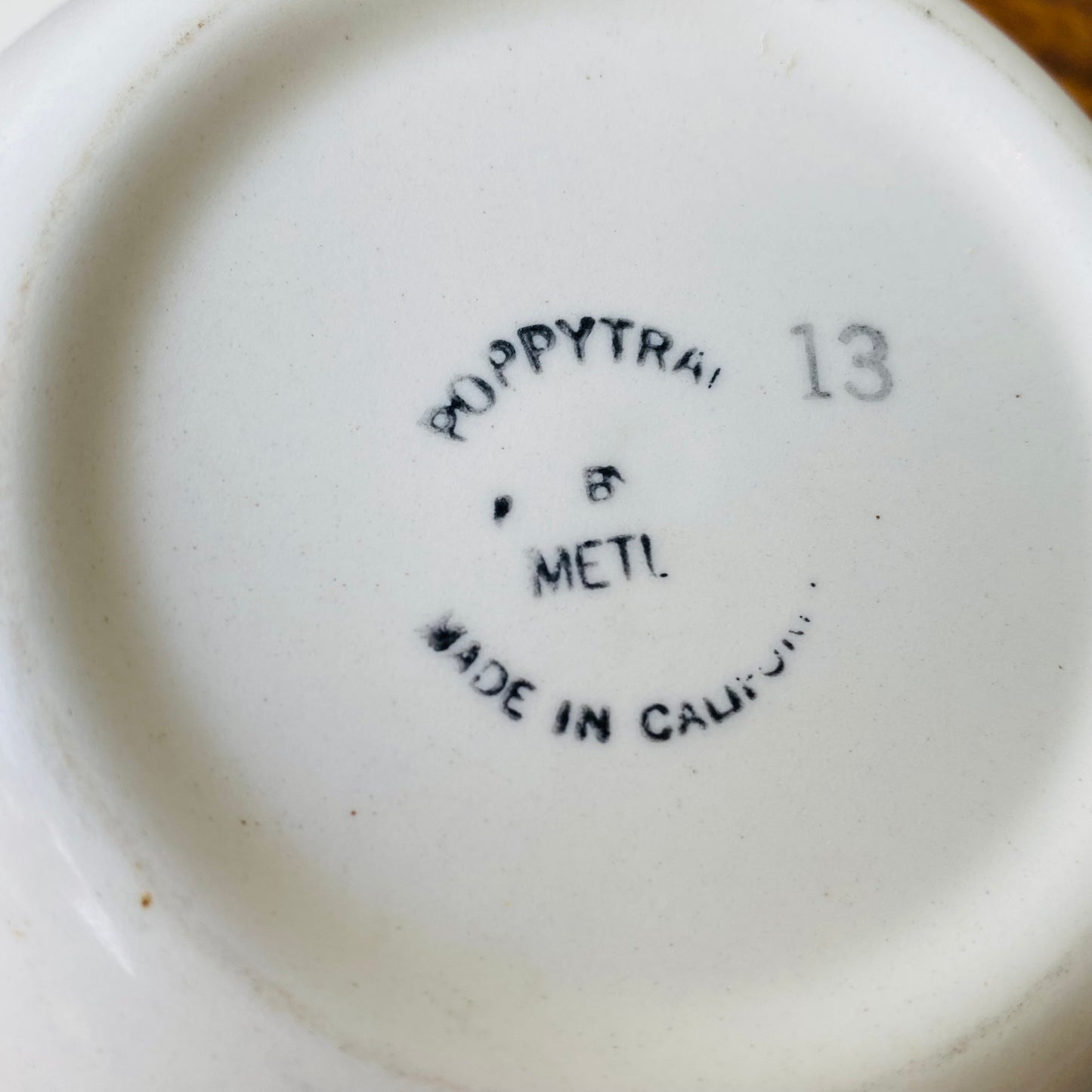【USA vintage】Metlox Poppytrail California ROOSTER Serving Bowl