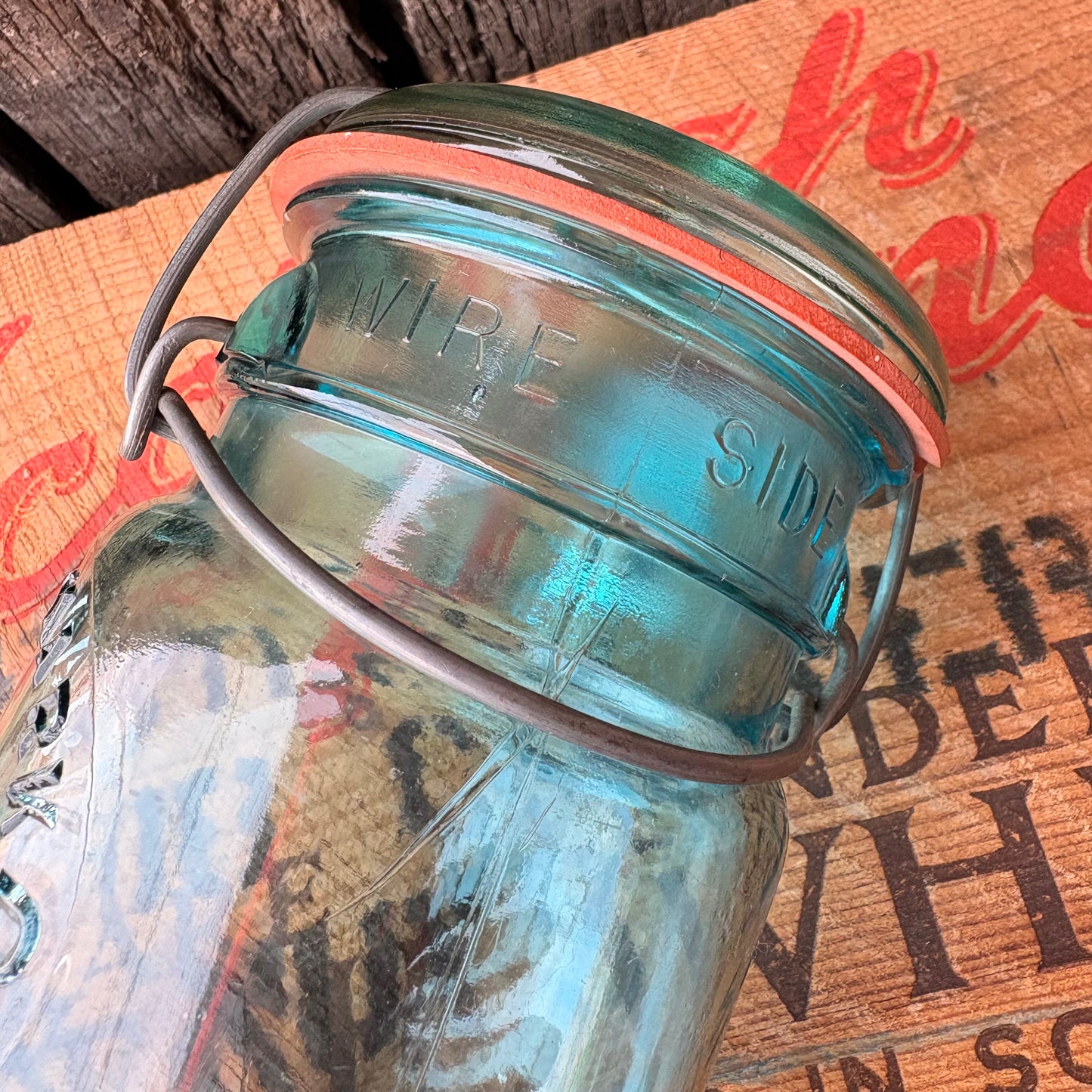【USA vintage】BANNER WIDE MOUTH Fruit Jar