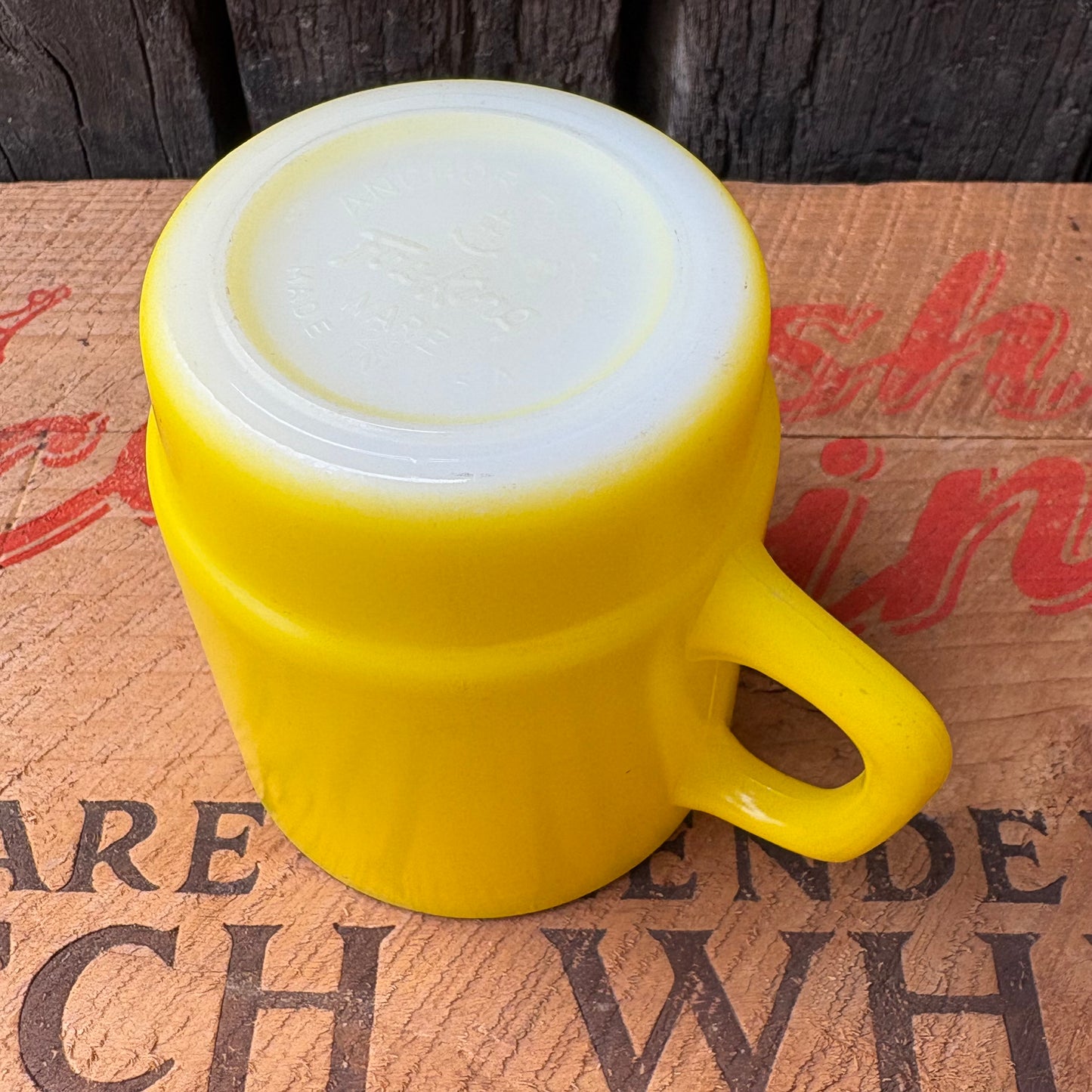 【1960s USA vintage】Fire-King Yellow