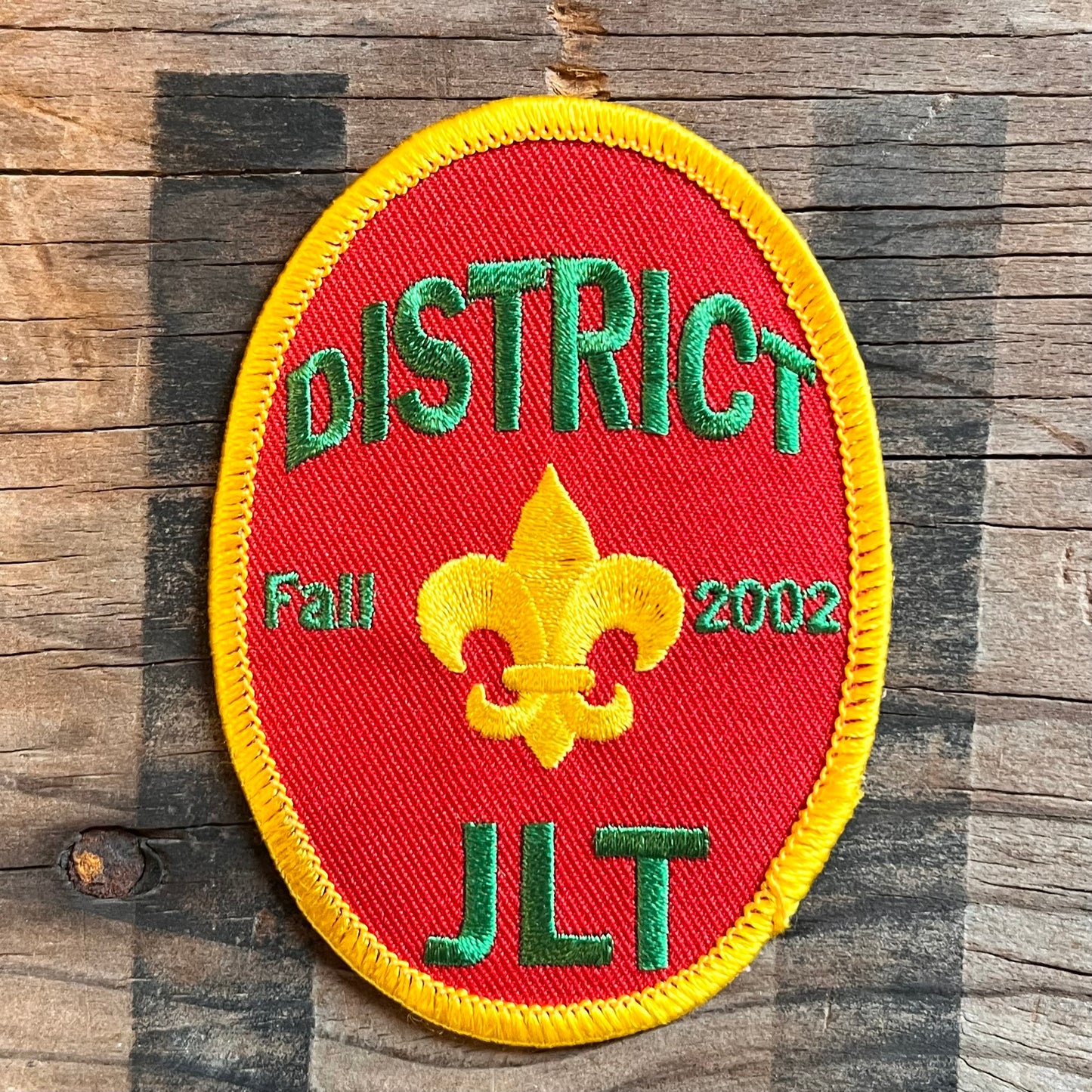 【USA vintage】DISTRICT JLT Fall 2002 ボーイスカウト　ワッペン