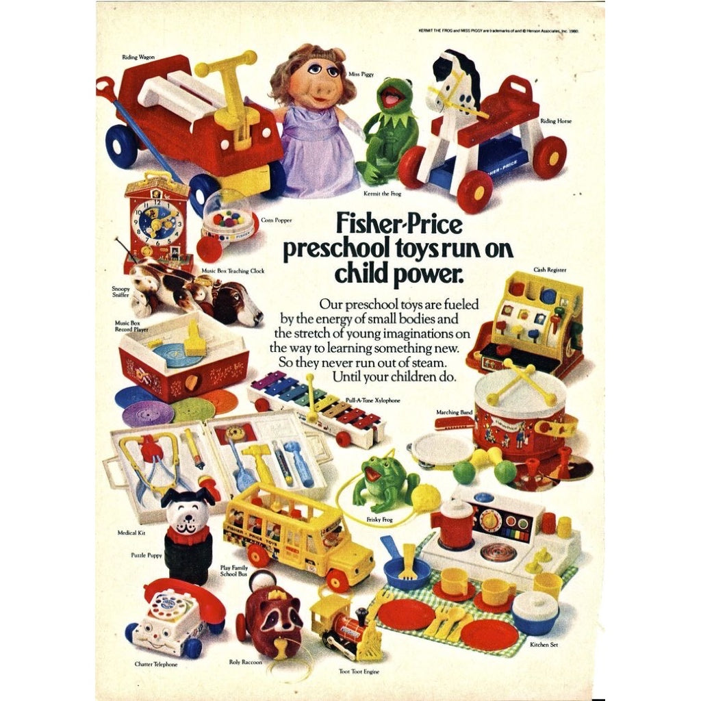 【1960s USA vintage】FISHER PRICE MusicBox