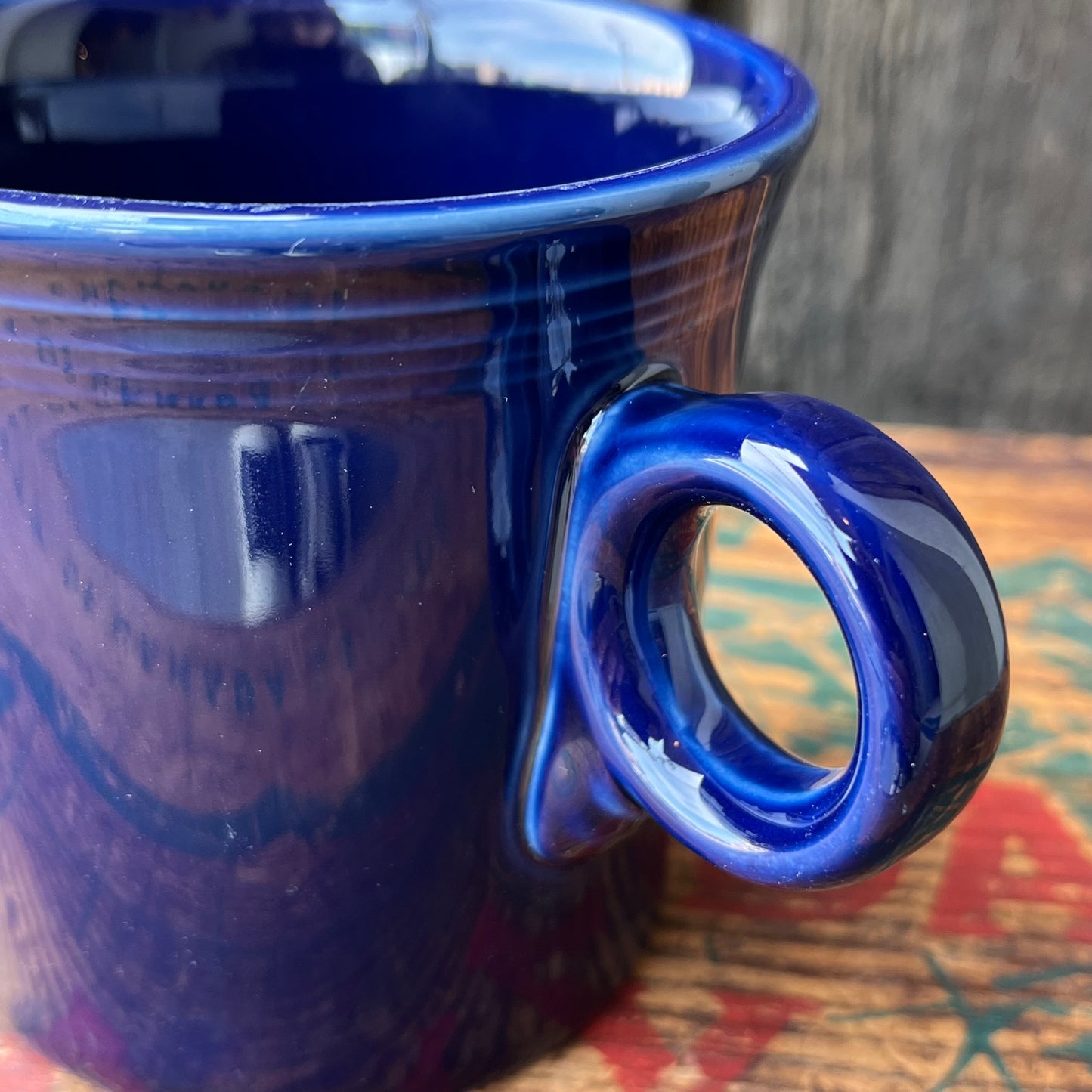 【USA vintage】Fiesta Mug Cup navy