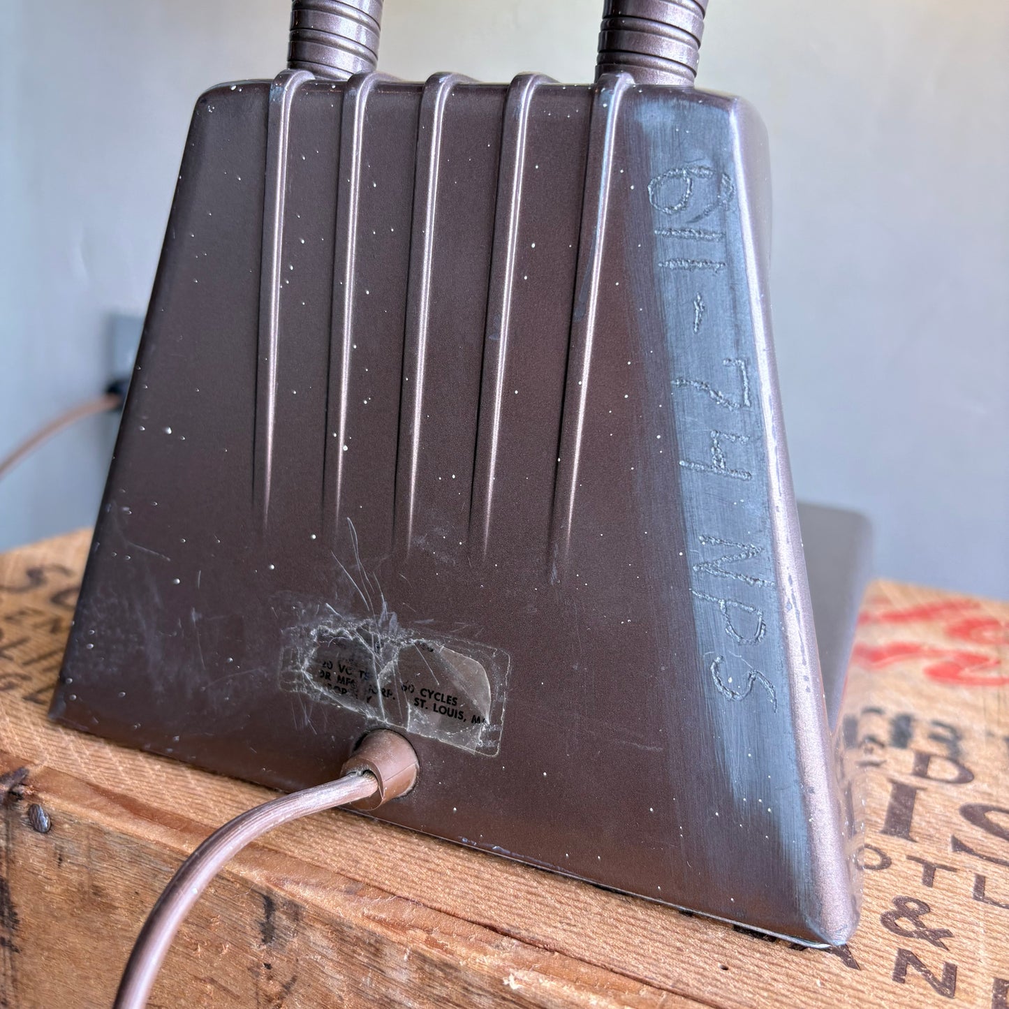 【1950s USA vintage】DAZOR Model 1000 Industrial Desk Lamp