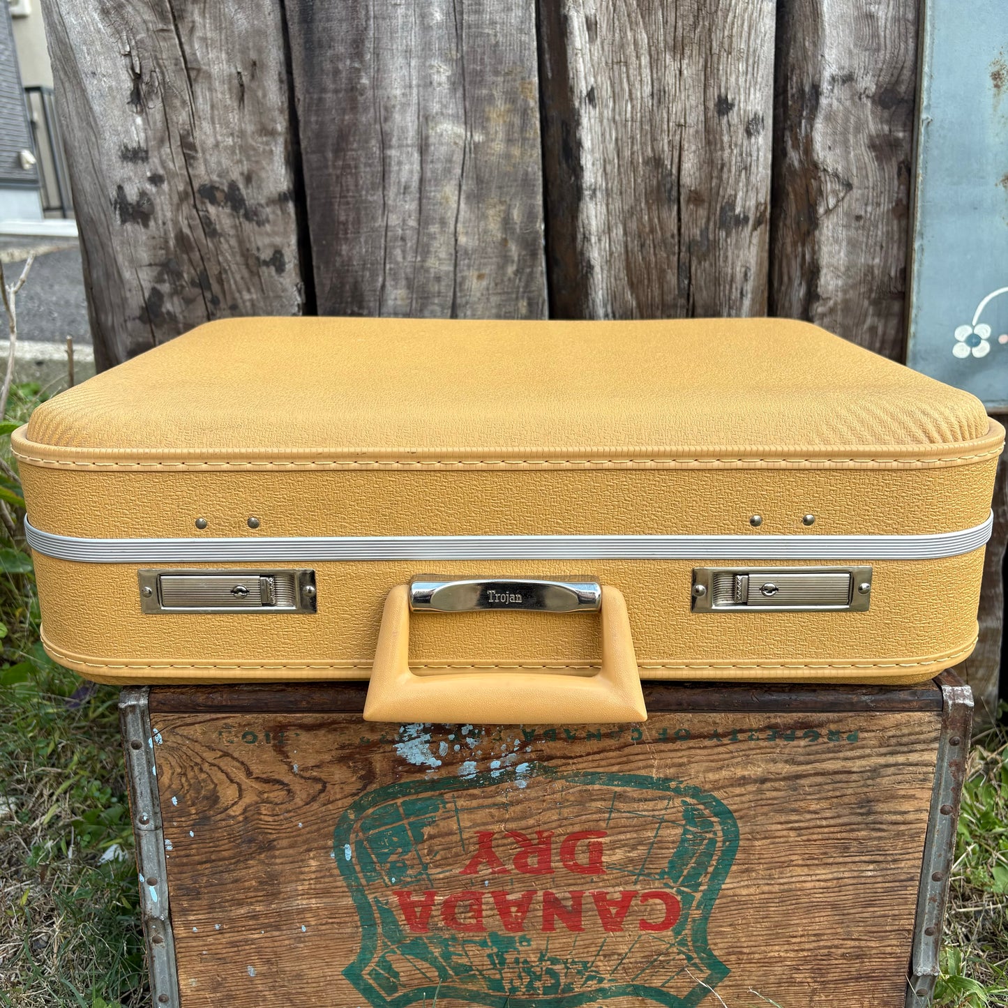 【1970s USA vintage】Trojan suit case