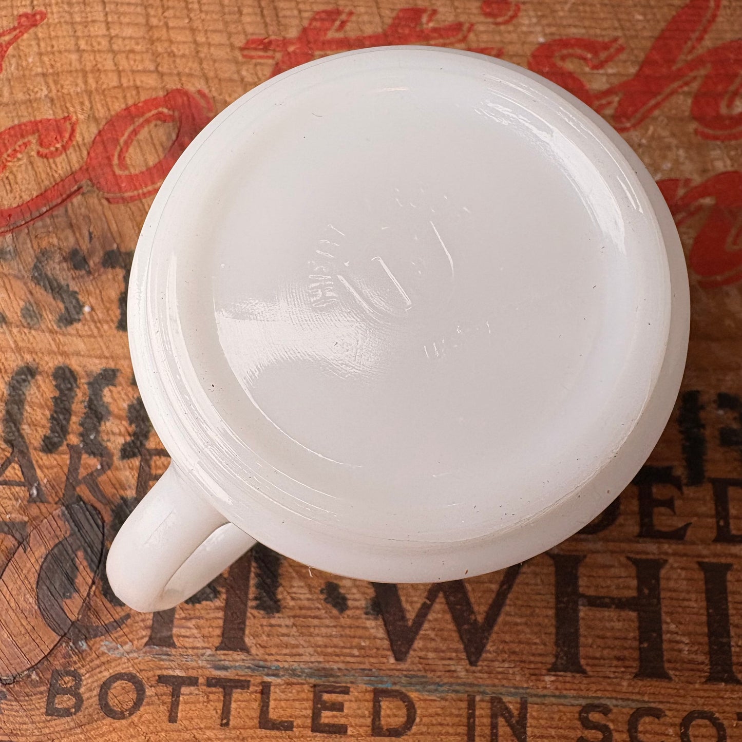 【1960s USA vintage】Y.M.C. Bank Customer Appreciation FEDERAL Glass Mug