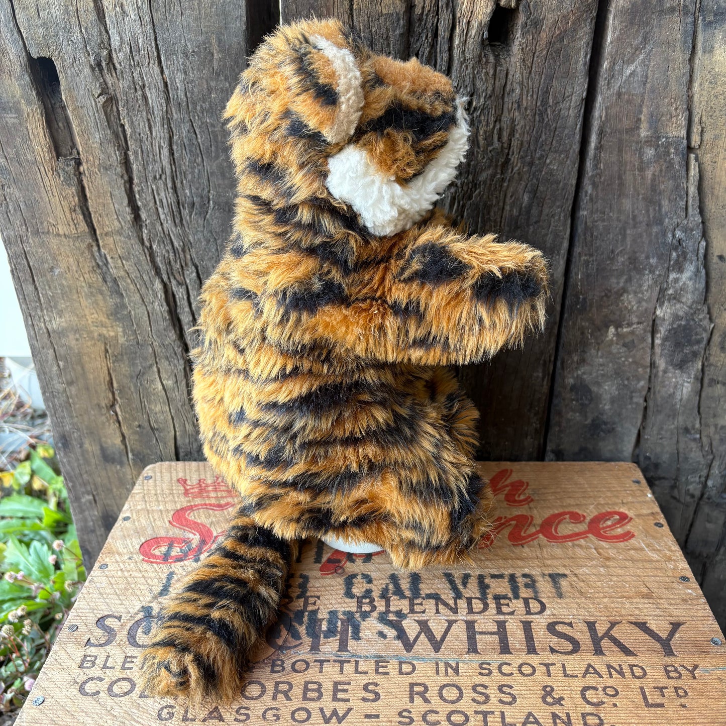 【1970s USA vintage】COUNTRY CRITTERS Tiger Puppet Toy