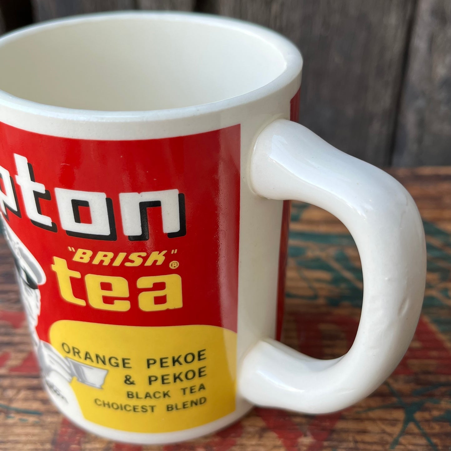 【USA vintage】Lipton Brisk Tea Mug Cup