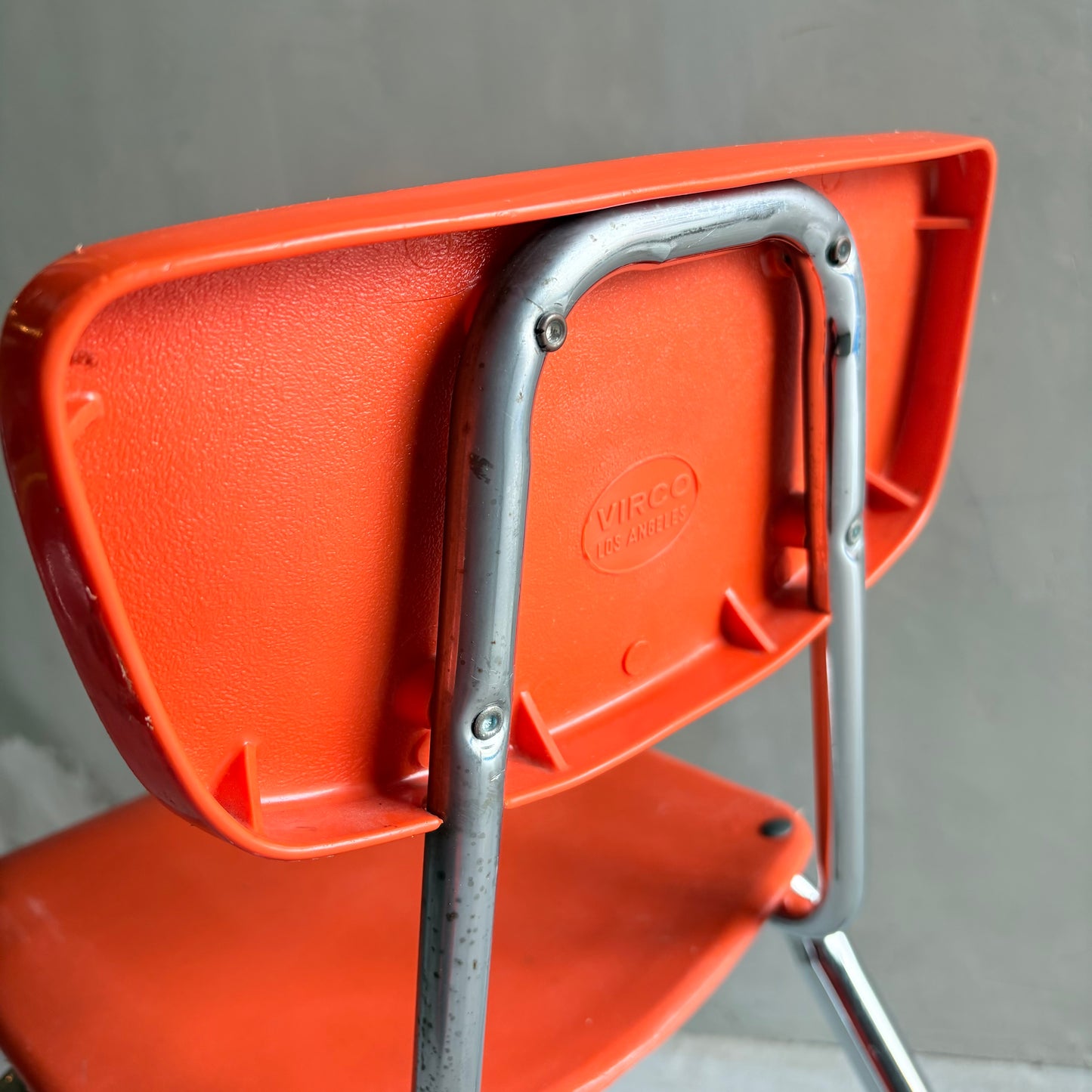 【USA vintage】VIRCO School Chair Orange