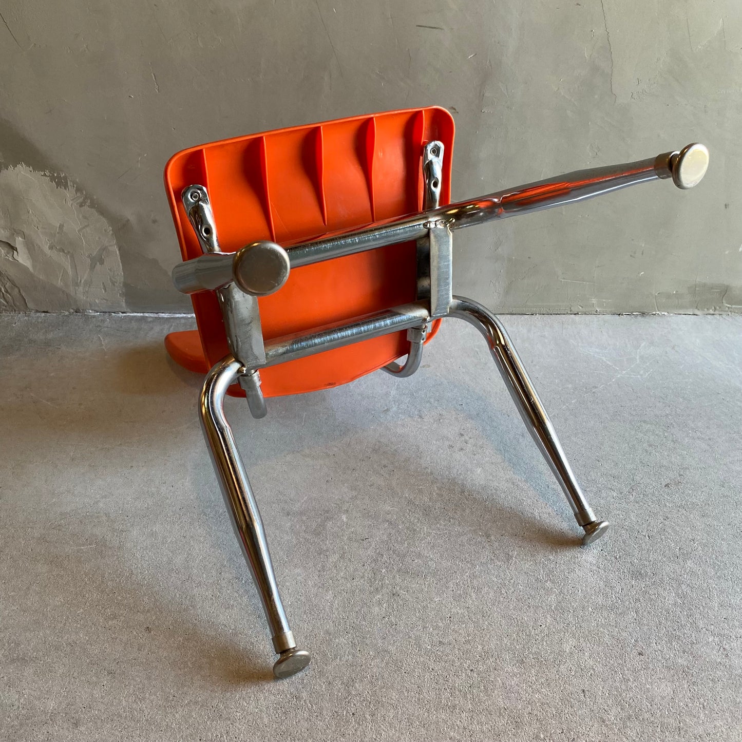 【USA vintage 】VIRCO kids chair orange S