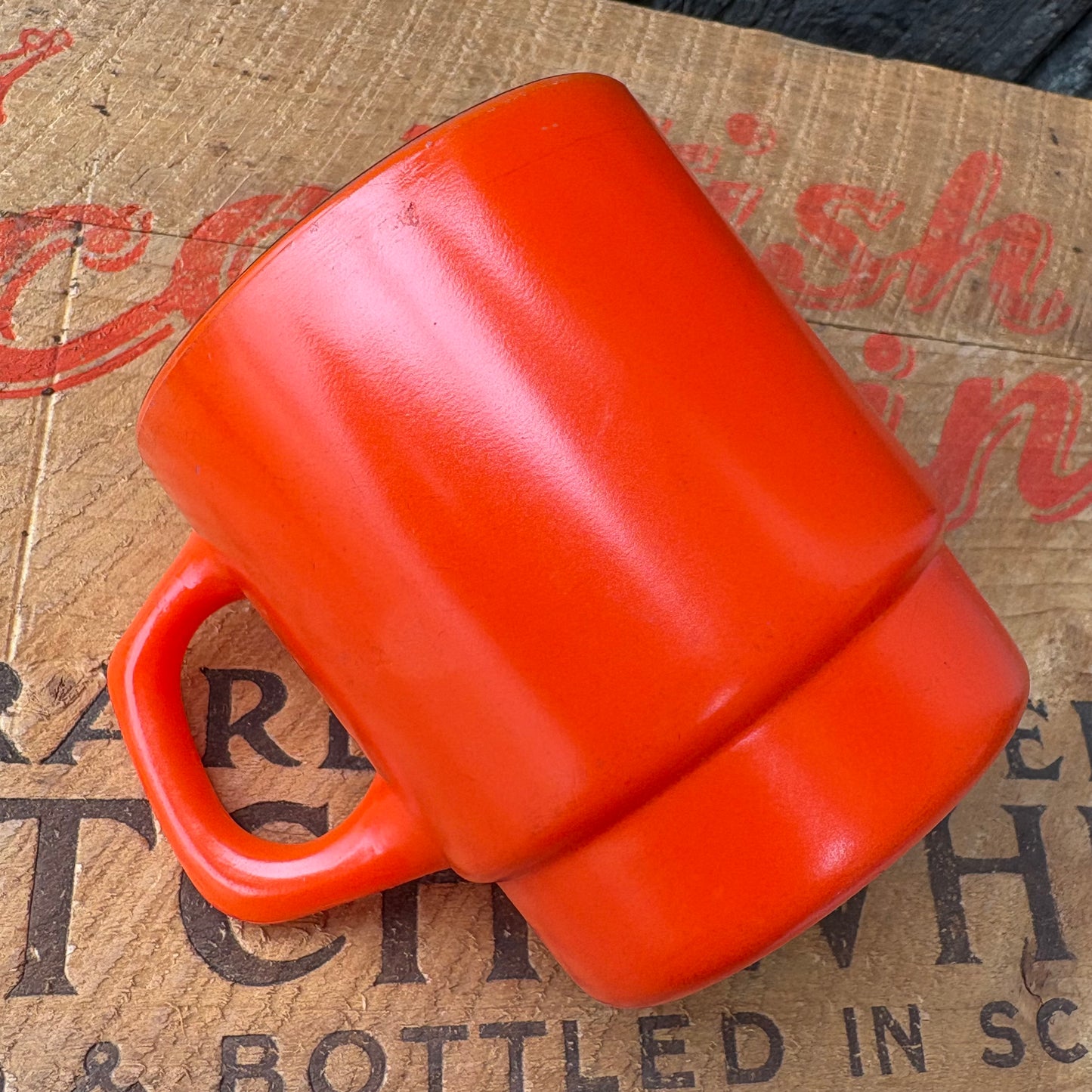 【1960s USA vintage】Fire-King Red