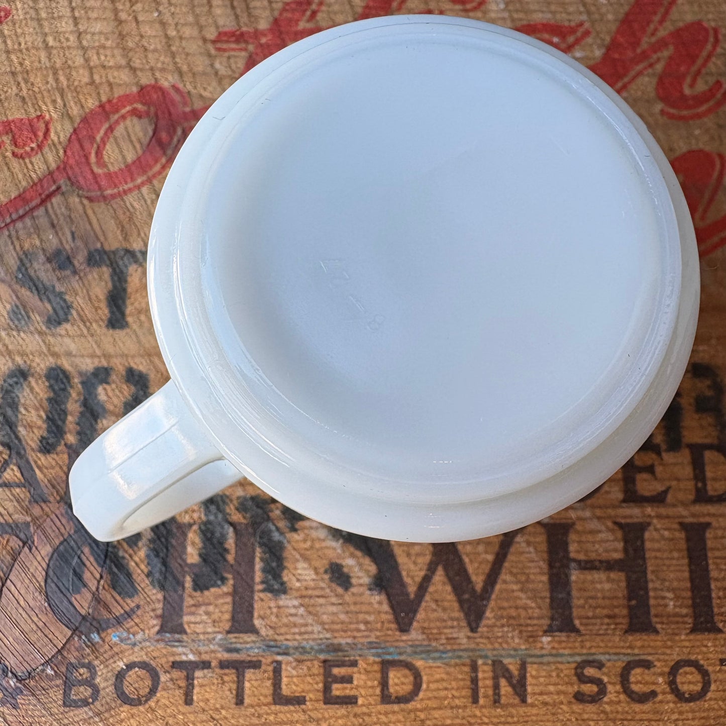 【USA vintage】HAZEL ATLAS mug cup White