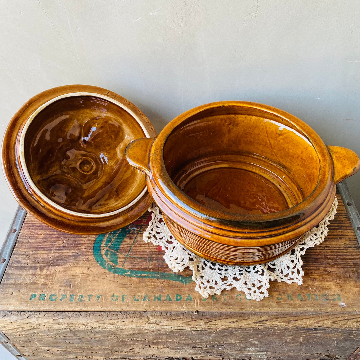 【1960s-1970s vintage】fruits serving dish