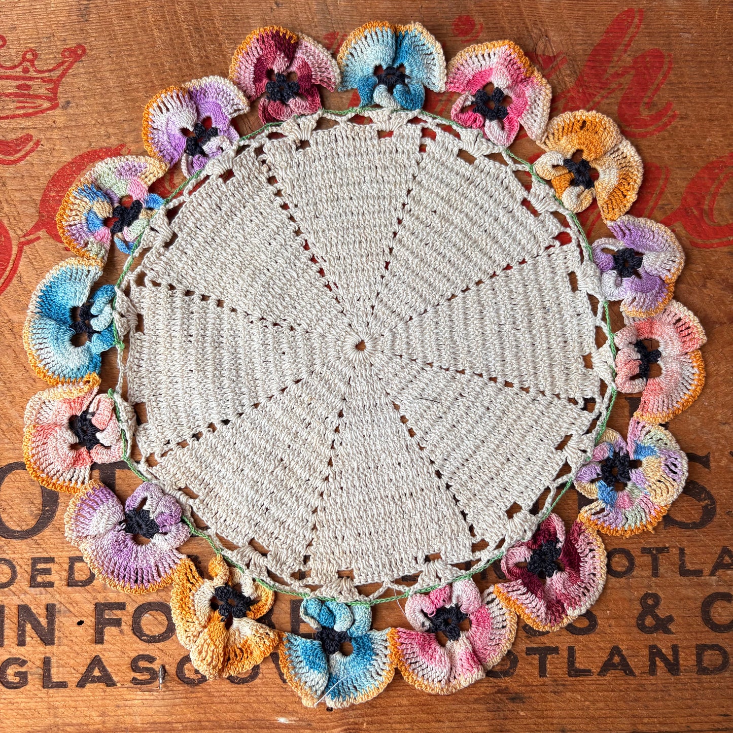 【USA vintage】 lace doily