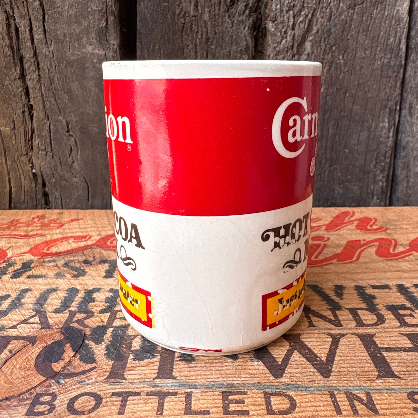 【1970s-1980s USA vintage】Carnation HOT COCOA MIX Mugcup