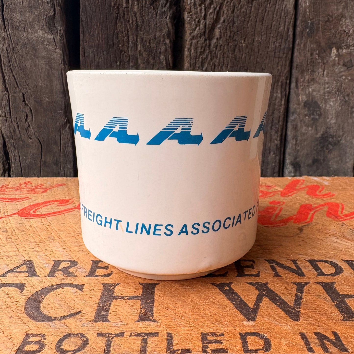 【USA vintage】ASSOCIATED FREIGHT LINES Advertising Mug