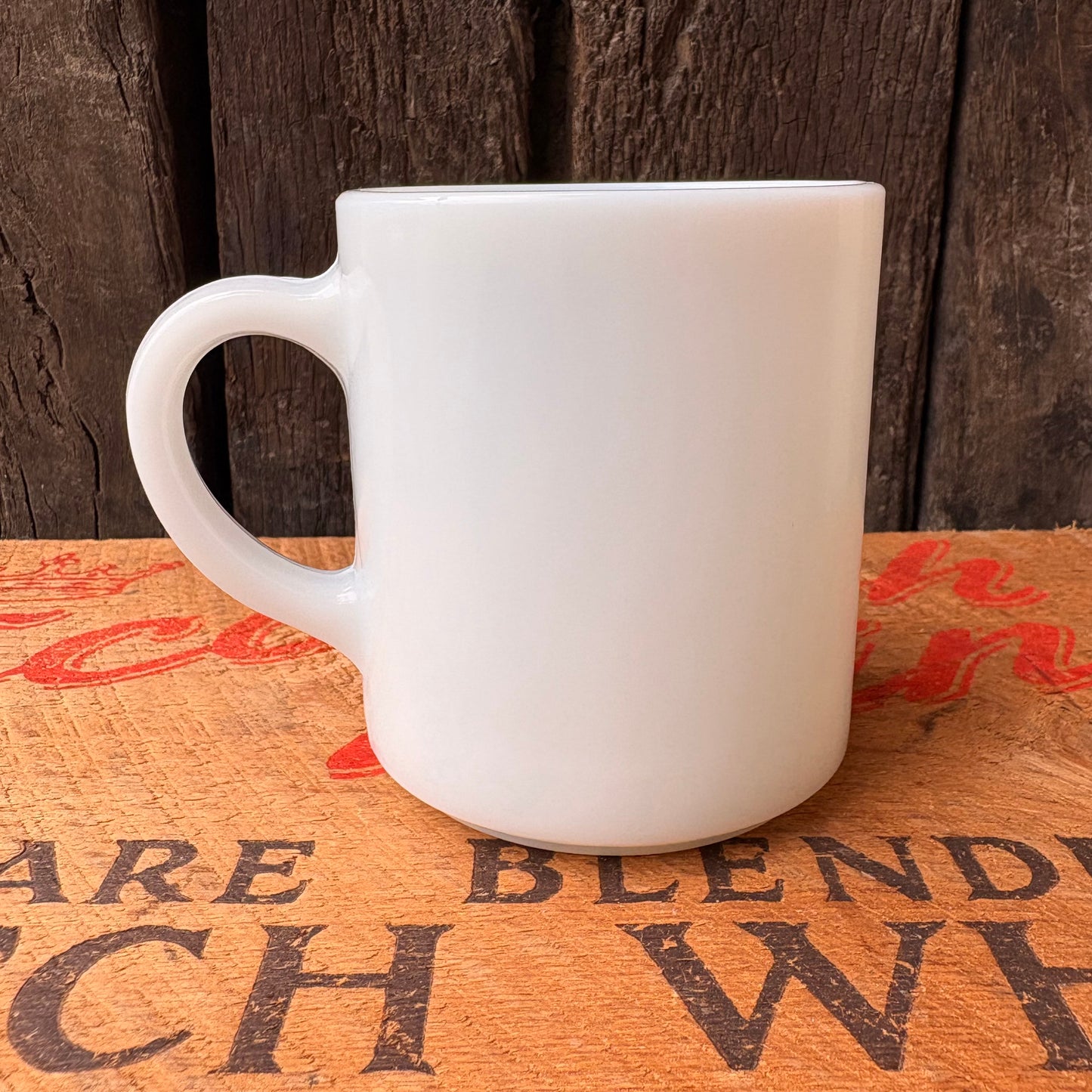 【USA vintage】Hazel-Atlas Milk Glass Mug
