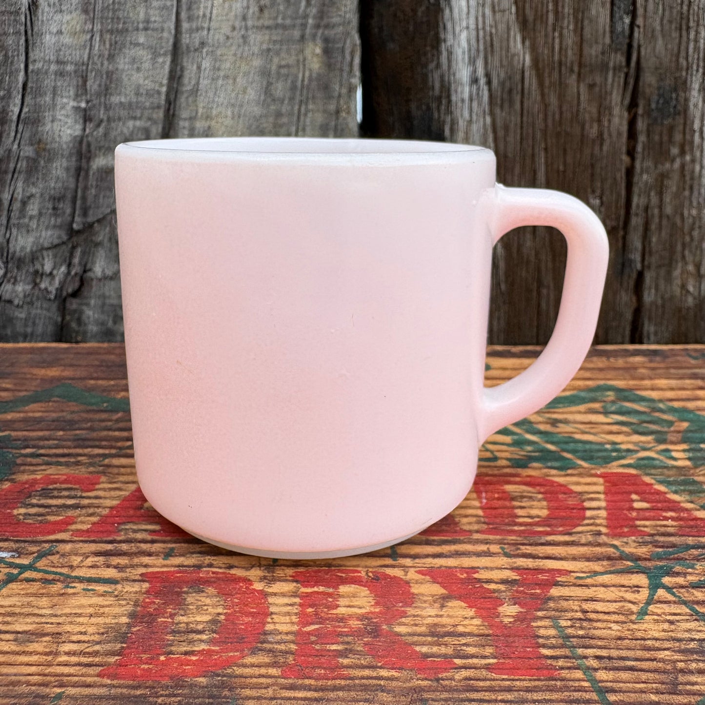 【1960s-1970s】FEDERAL mug cup pink