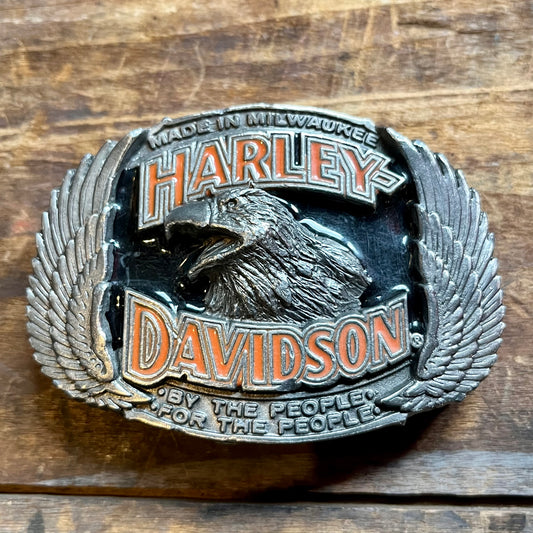 【USA vintage】Harley-Davidson バックル　H406
