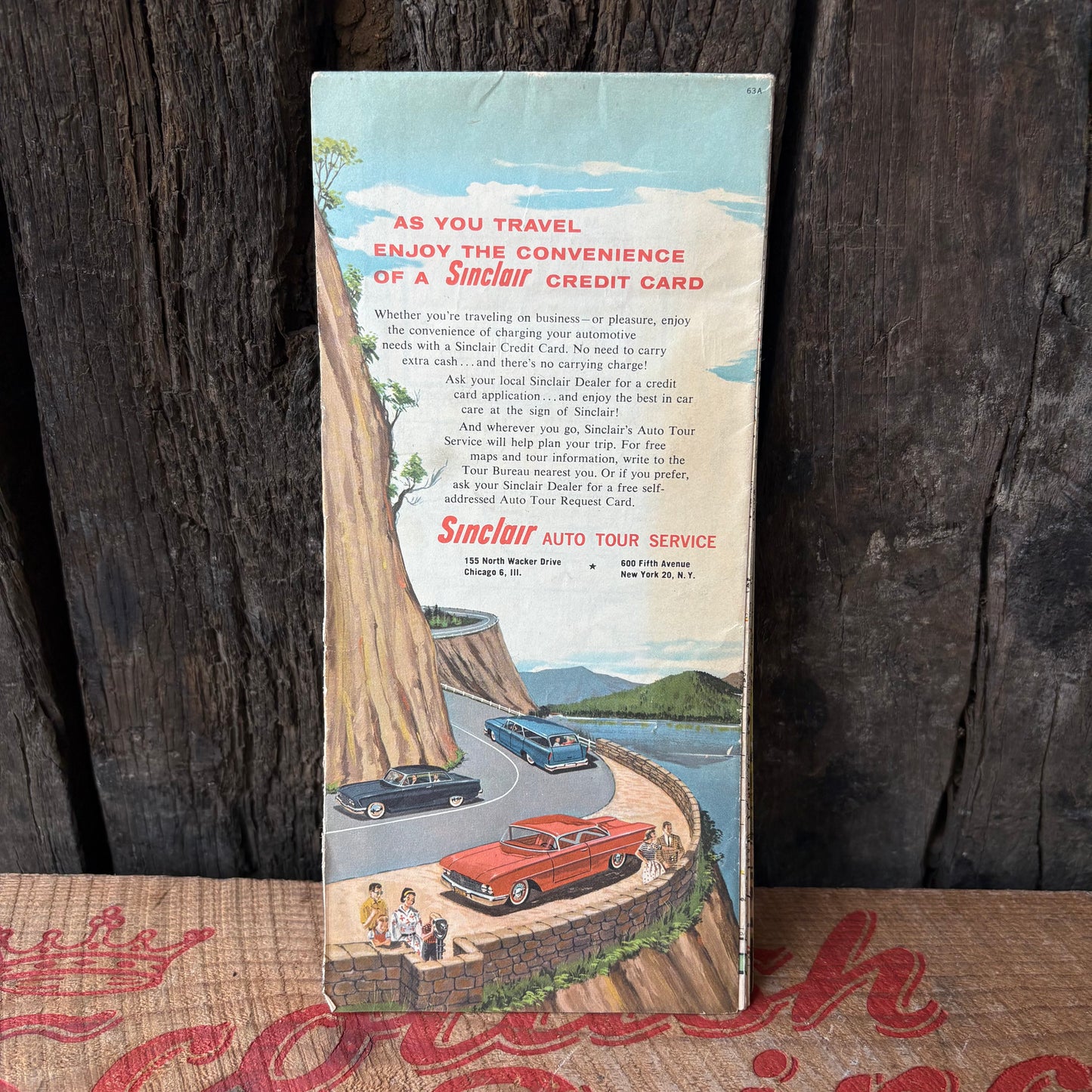 【1963 USA vintage】Sinclair Missouri Road Map