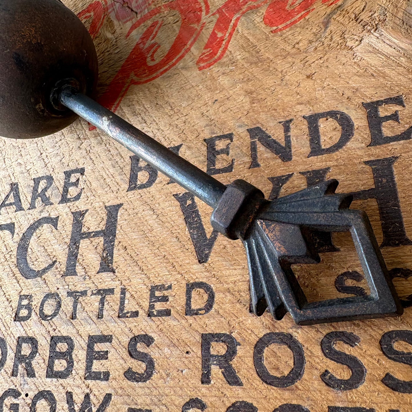 【1930s vintage】MADE IN ENGLAND Fireplace Tool Brush