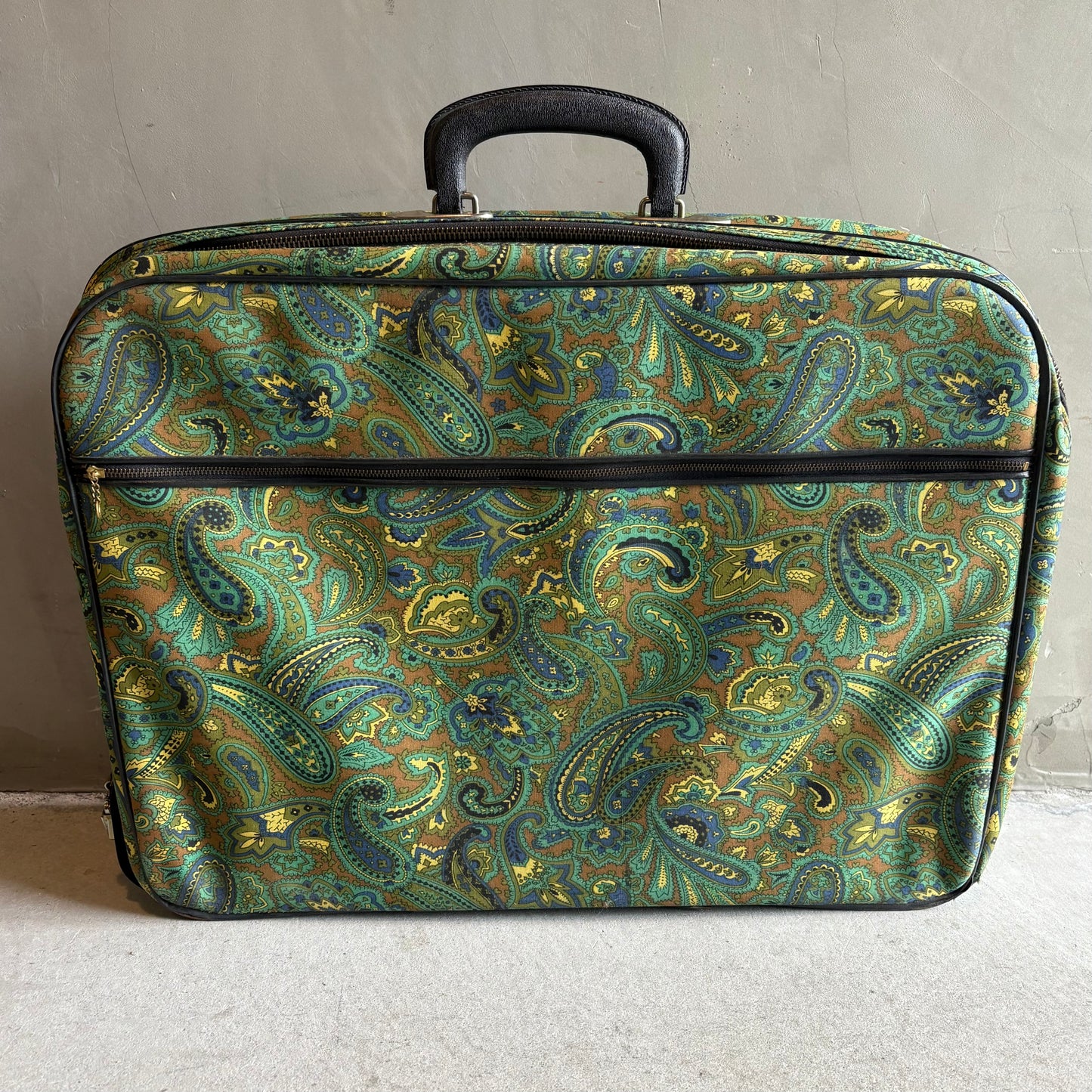 【1970s Japan vintage】Paisley Travel Bag
