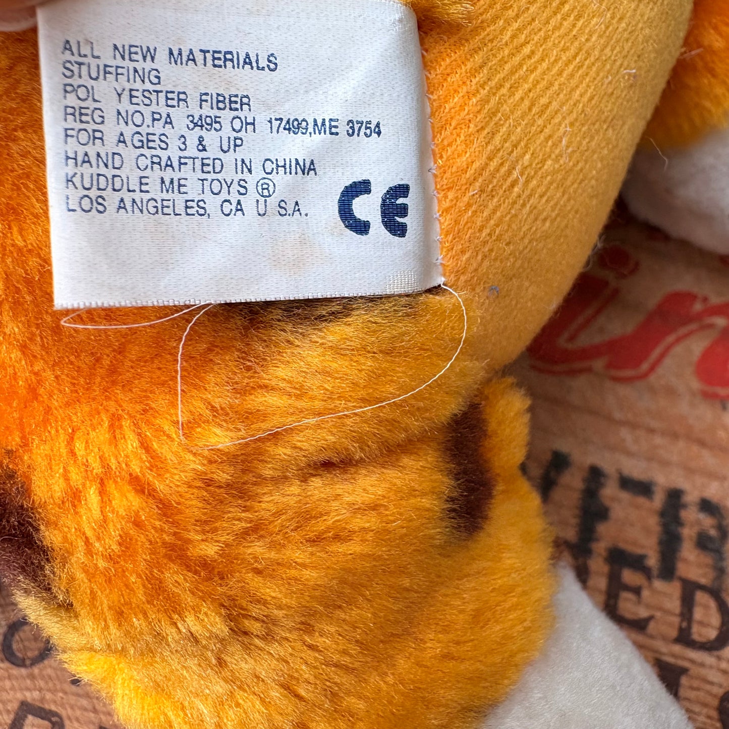 【USA vintage】KUDDLE ME TOYS Giraffe Plush Doll