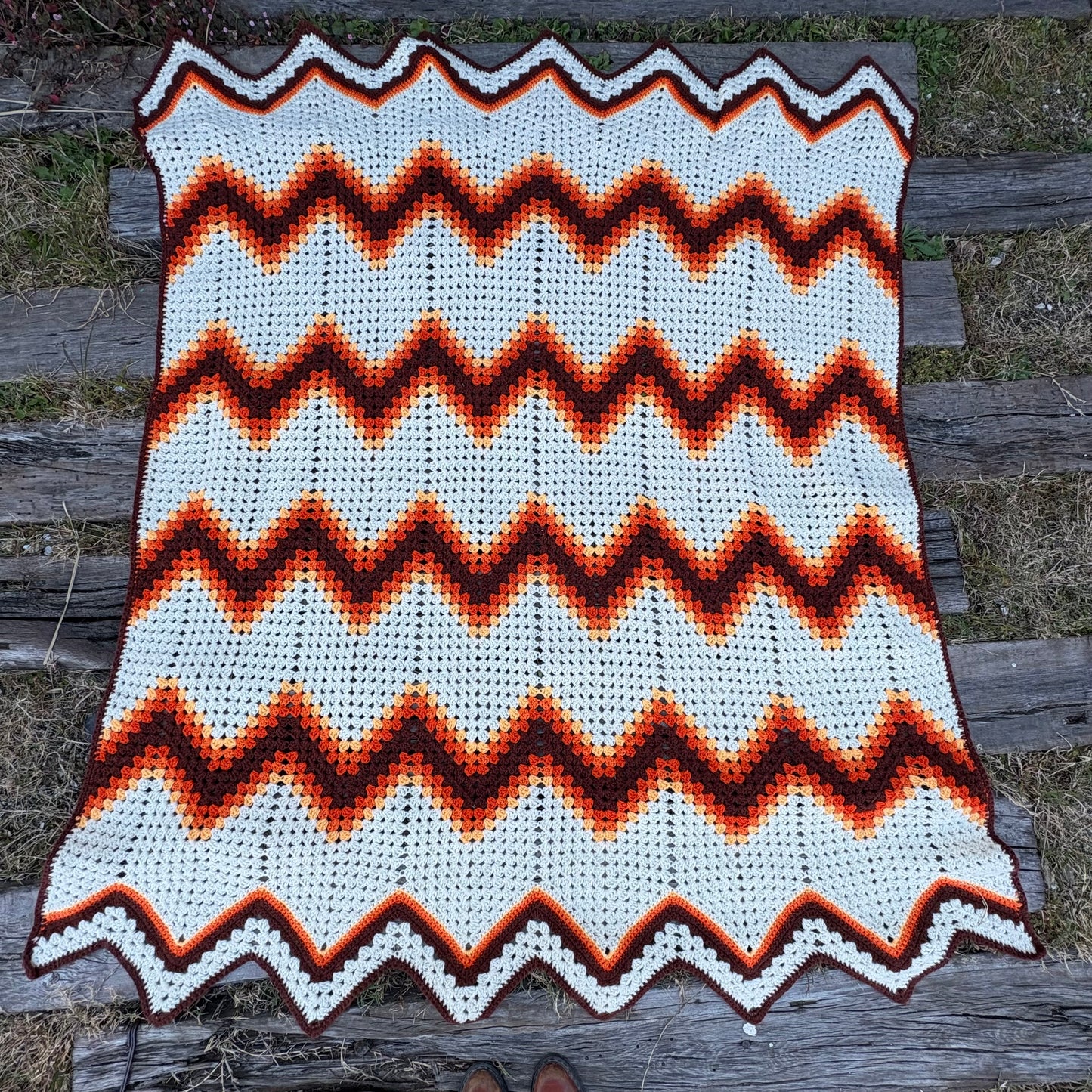 【 USA vintage】granny blanket