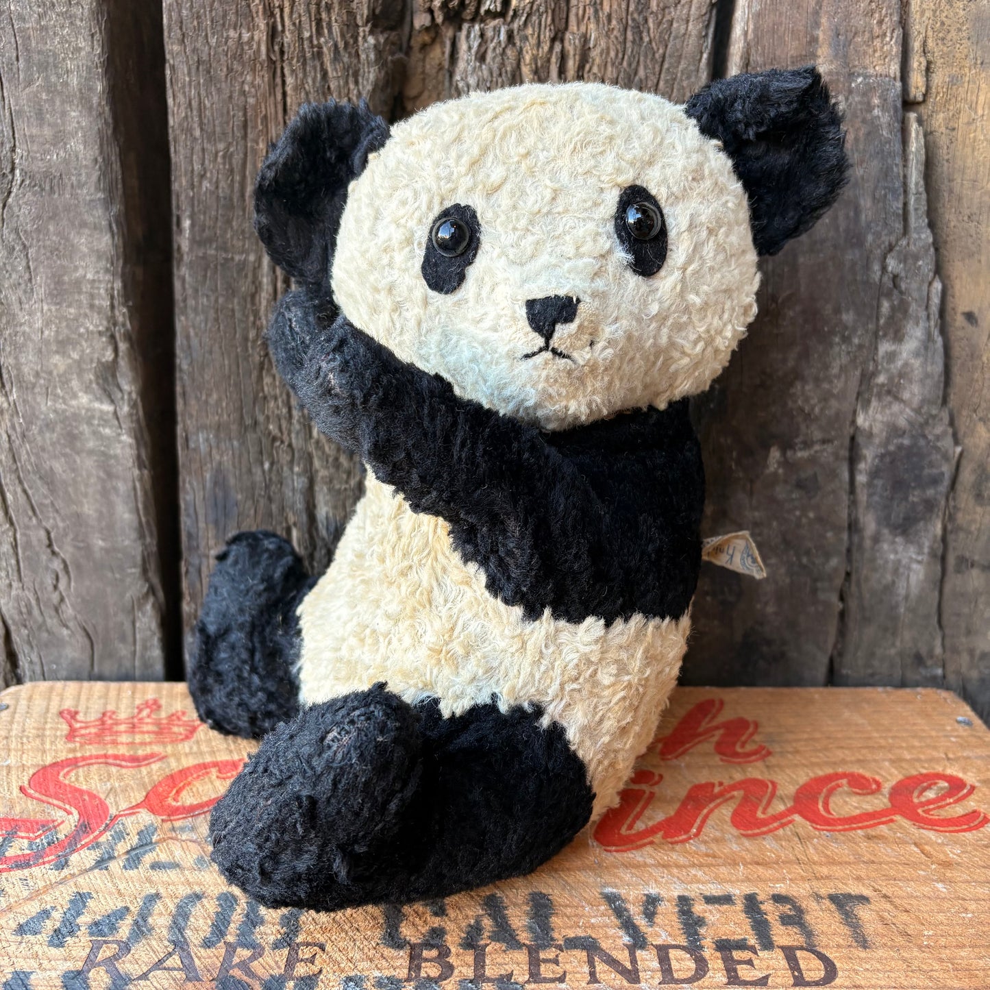 【1950s USA vintage】Knickerbocker Panda Plush