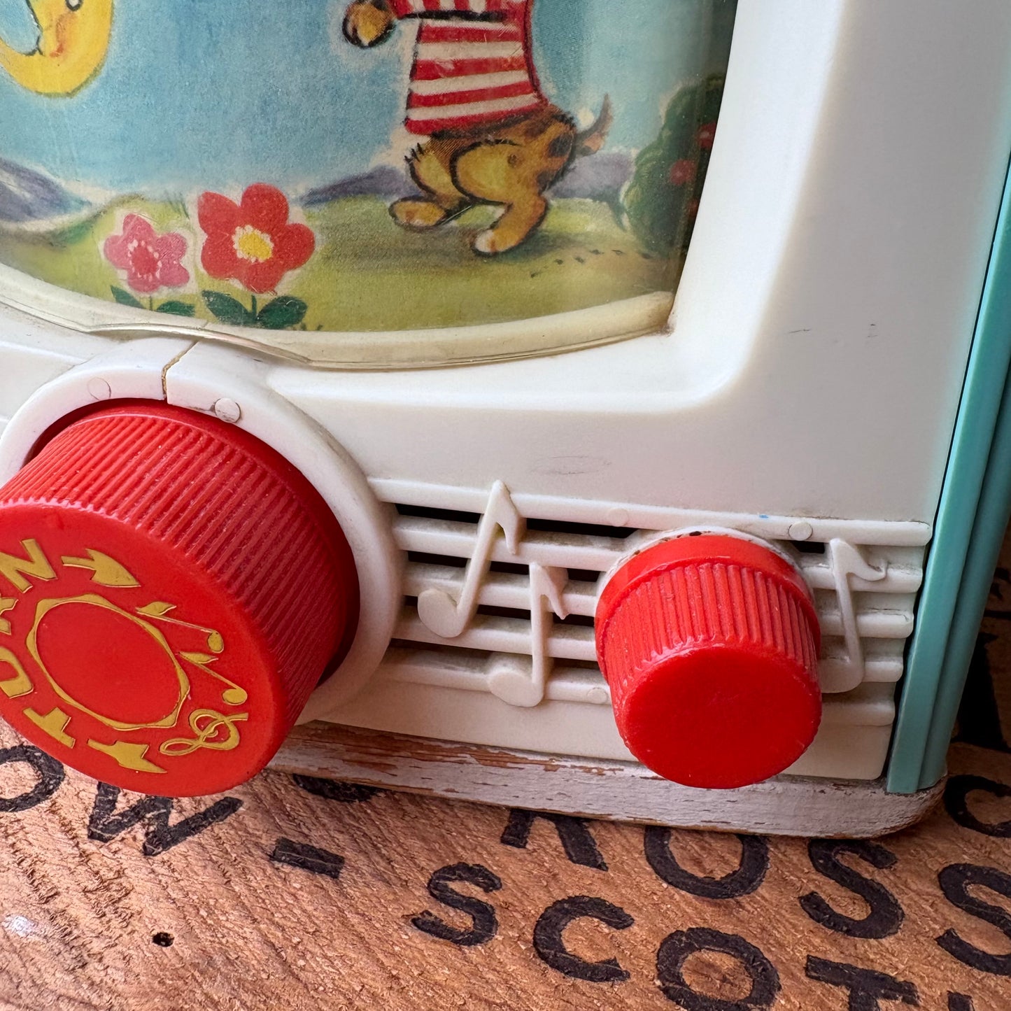 【1960s USA vintage】Fisher-Price PEEK-A-BOO Screen TV