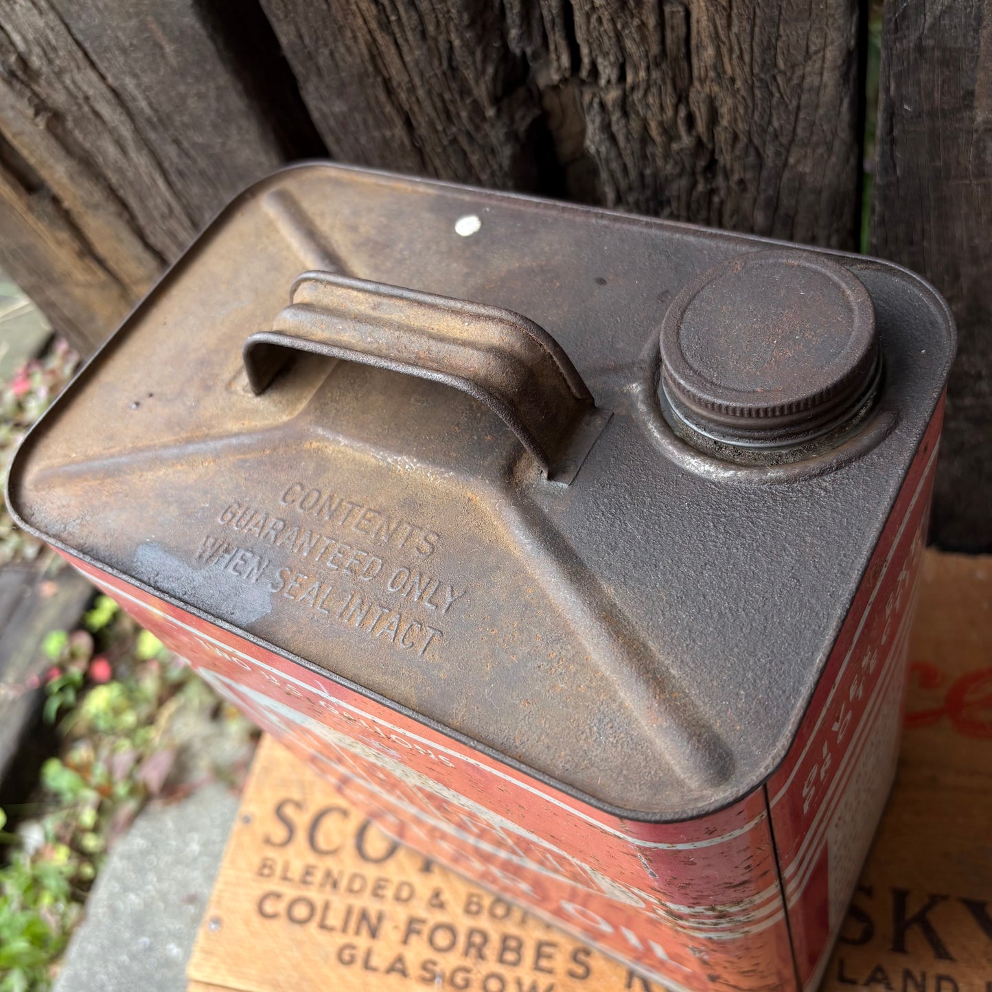 【USA vintage】Fleet Oil Co. CARGO MOTOR OIL Can
