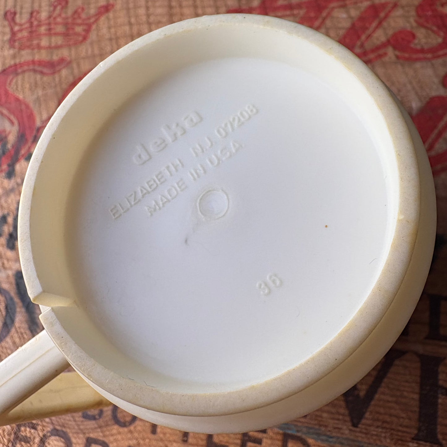 【1980s USA vintage】The Flintstones Vitamins Promotional Plastic Mug