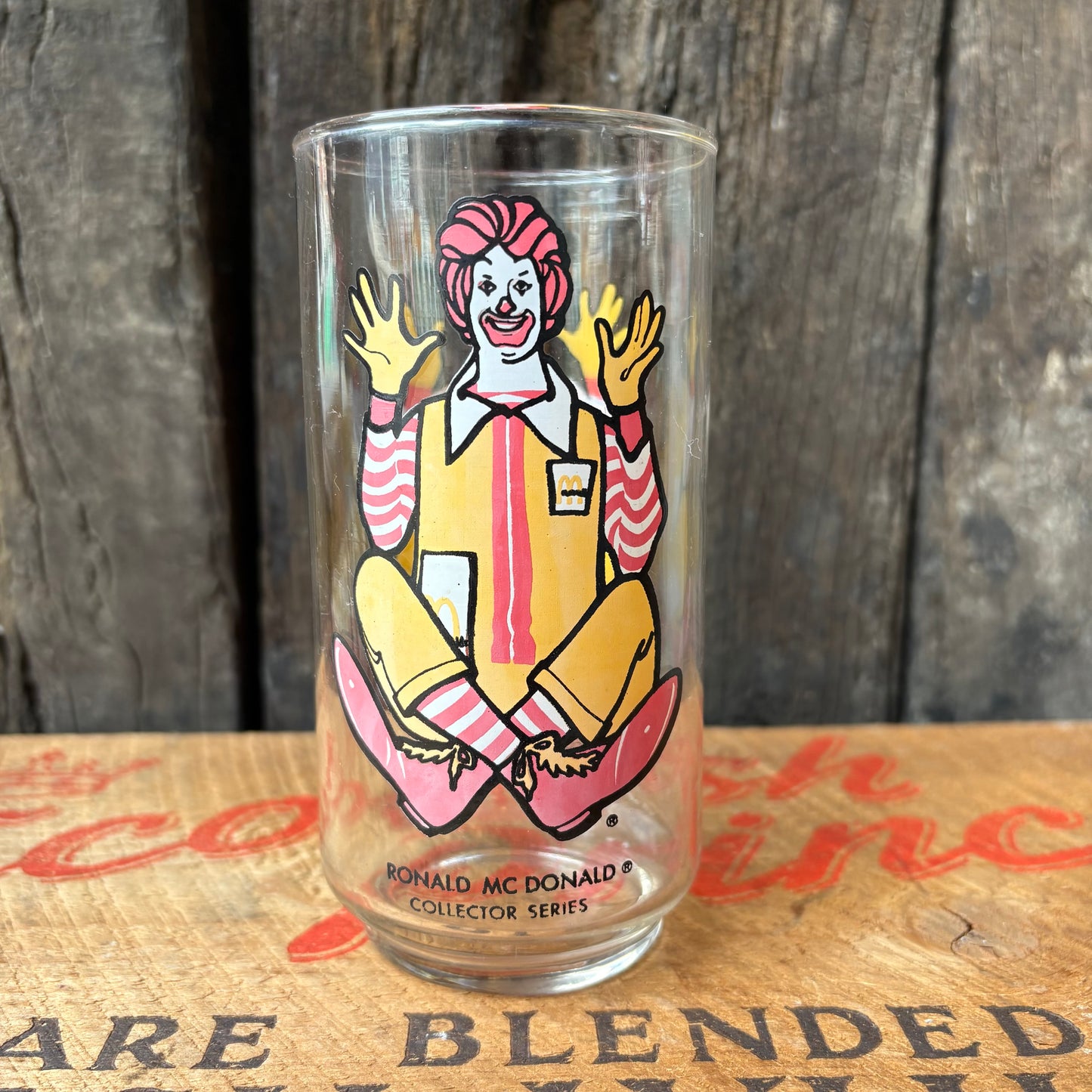 【1970s USA vintage】Ronald McDonald Glass