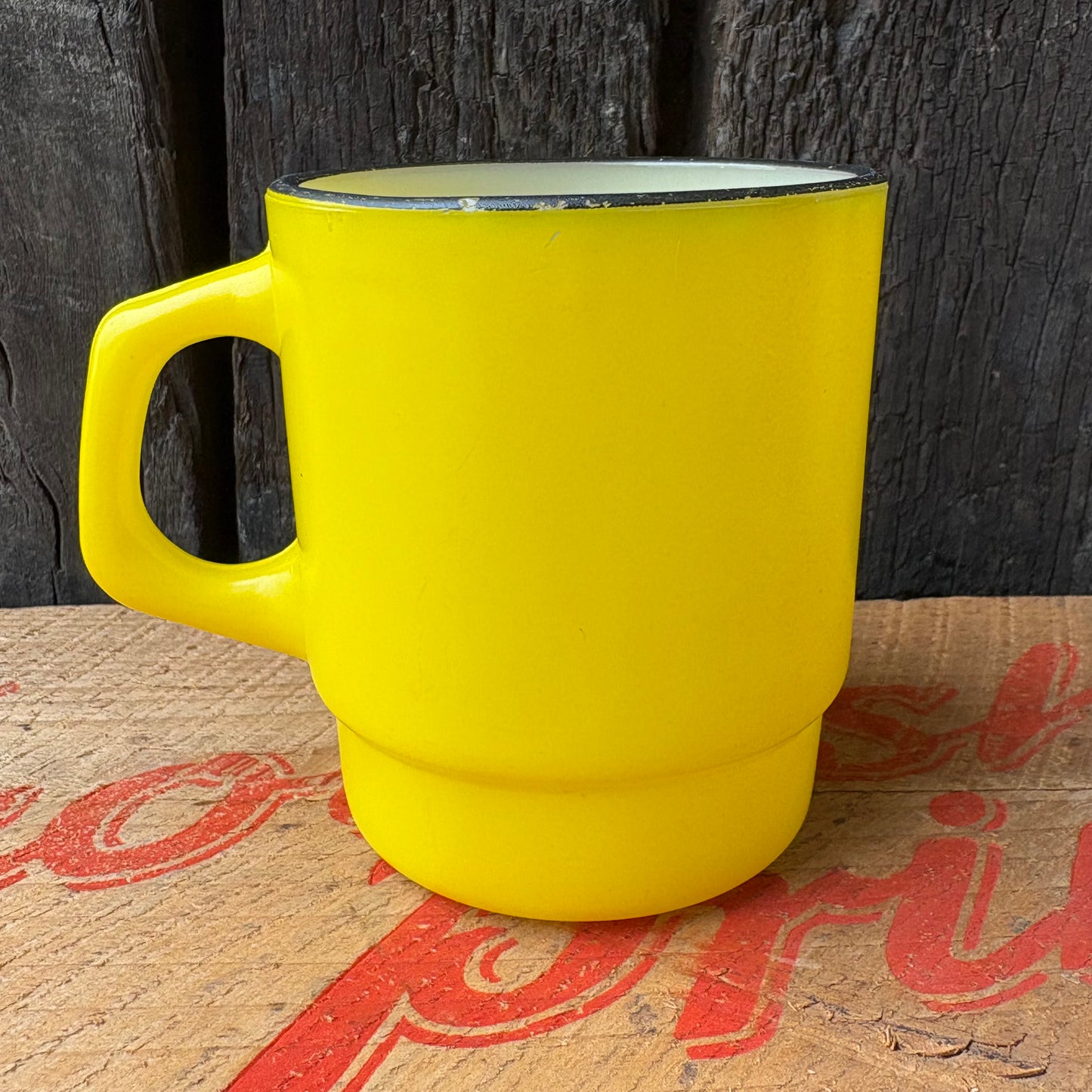 【1960s USA vintage】Fire-King Yellow