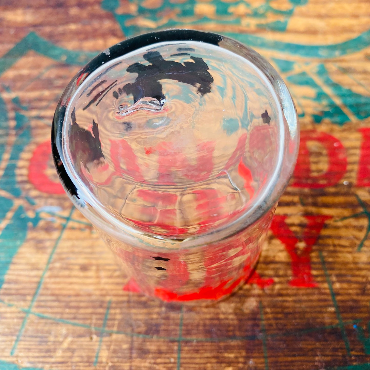 【vintage】Scottish terrier glass