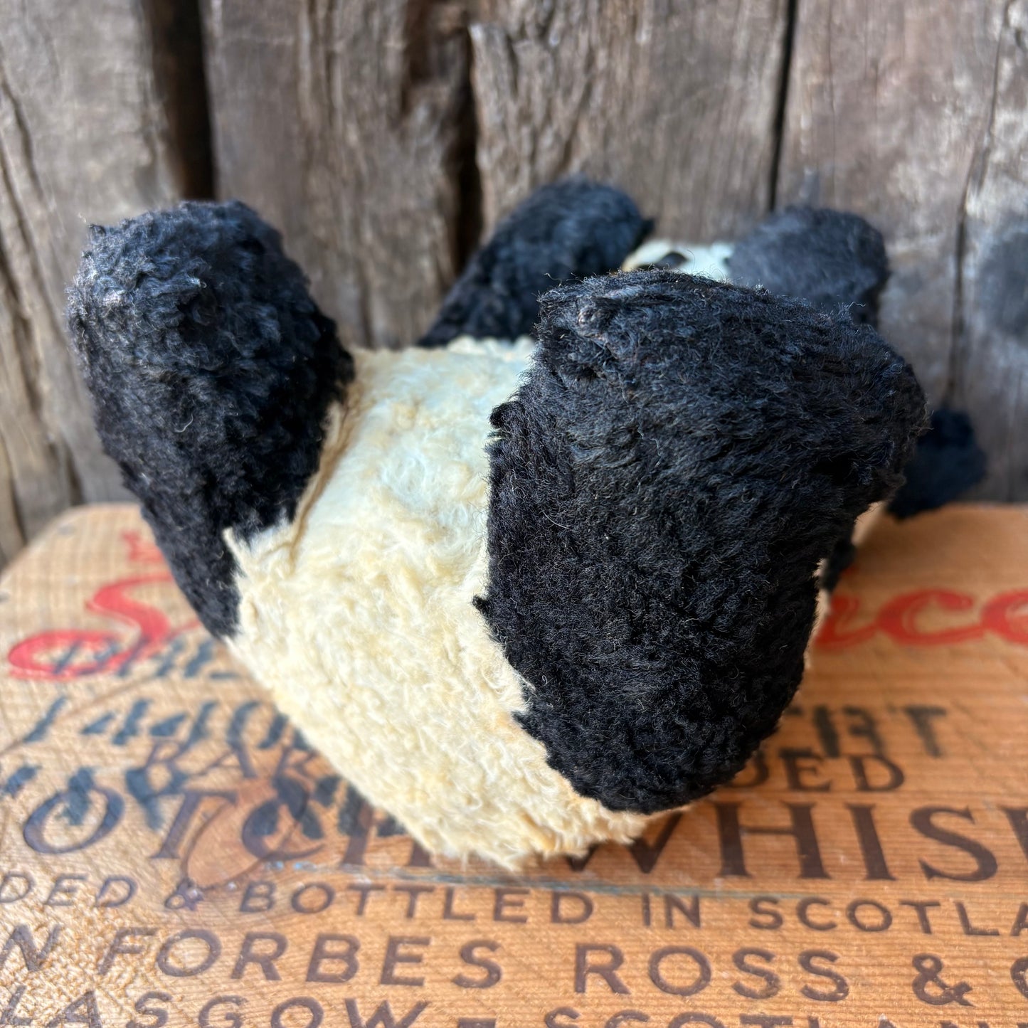 【1950s USA vintage】Knickerbocker Panda Plush